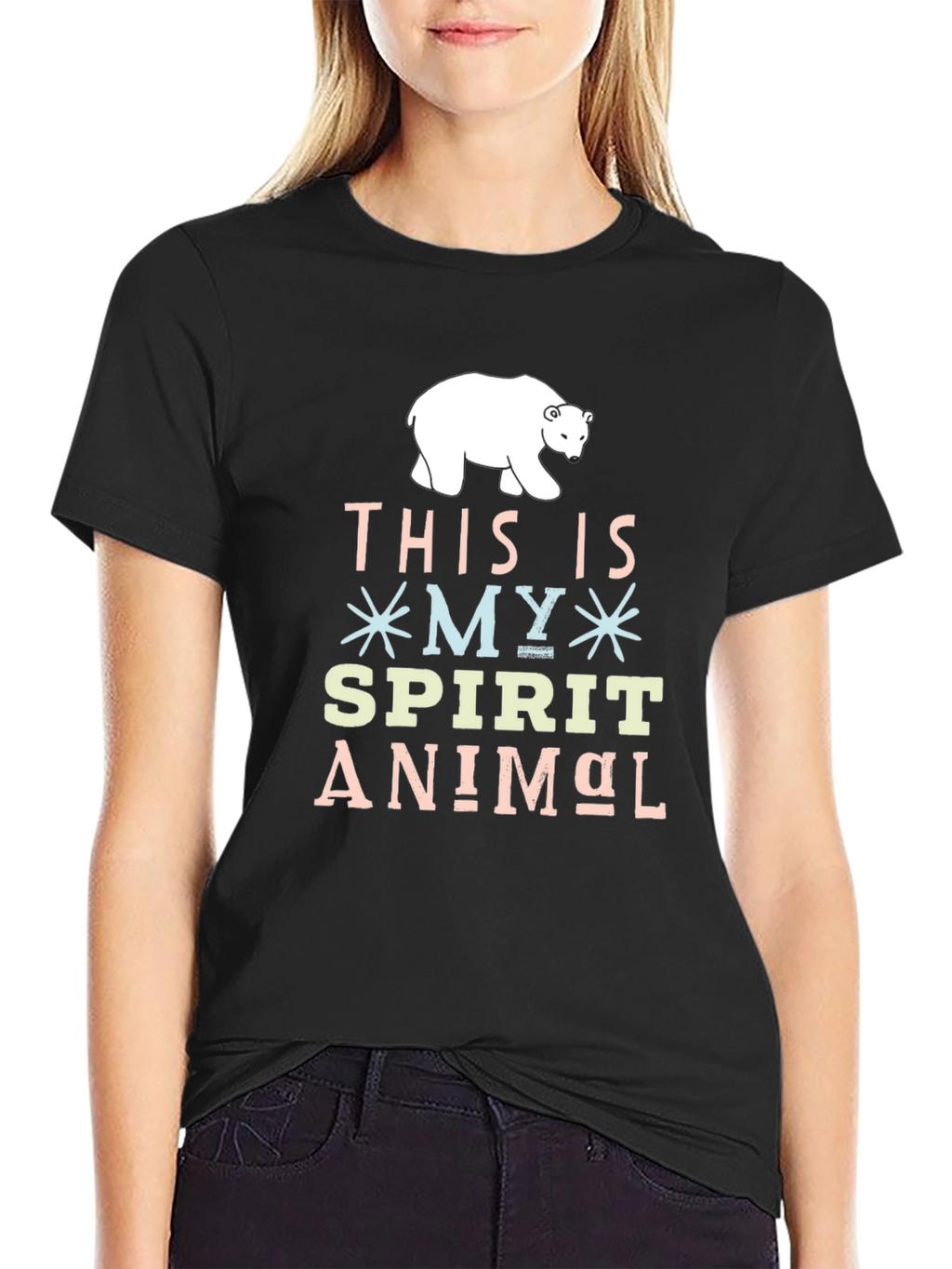 Spirit Animal Bear Graphic T-Shirt