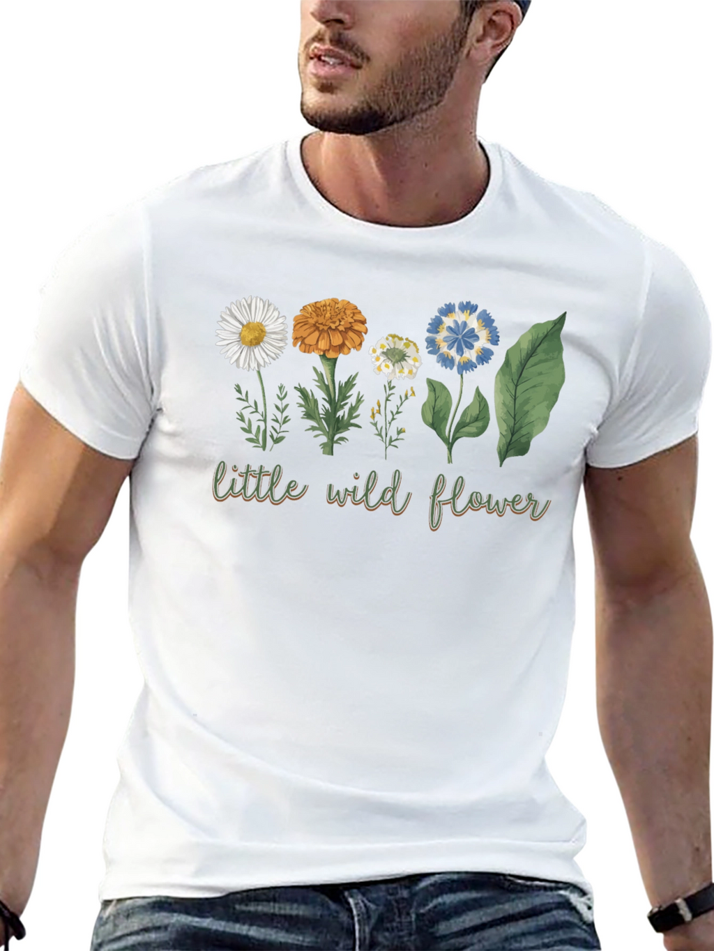 Little Wildflower Graphic T-Shirt