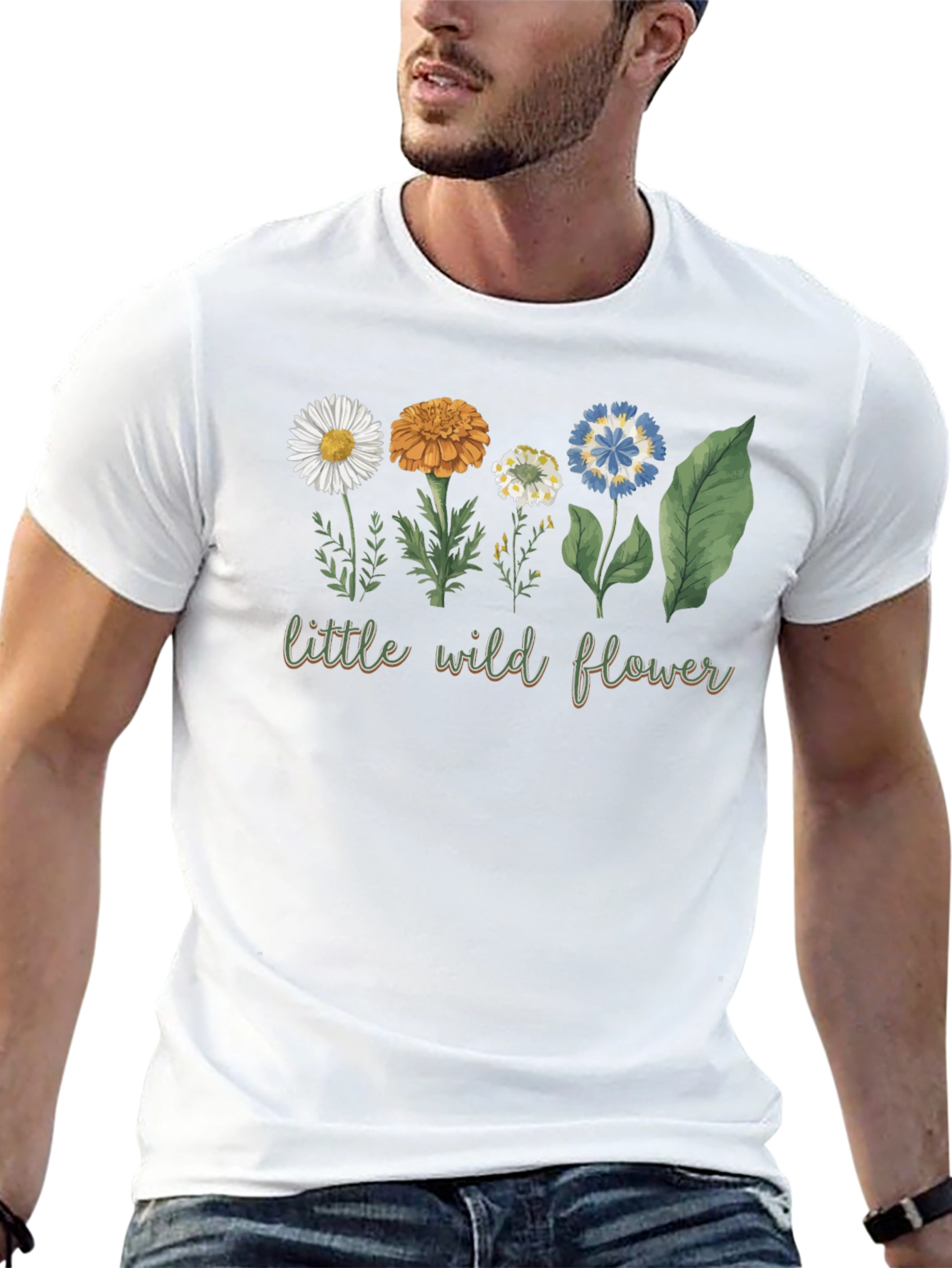 Little Wildflower Graphic T-Shirt