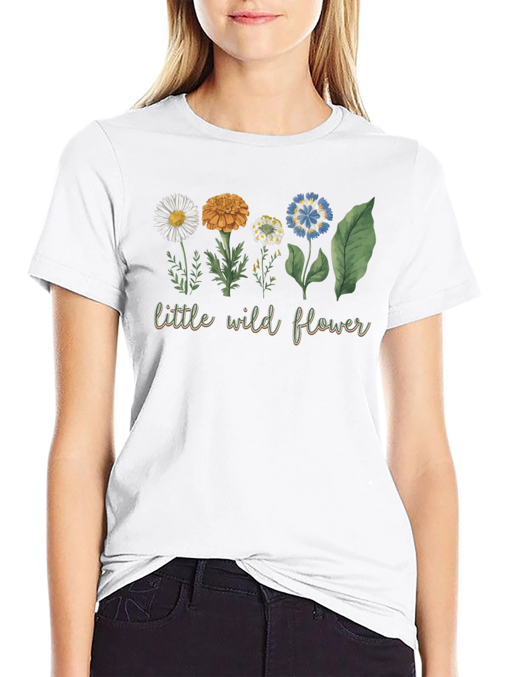 Little Wildflower Graphic T-Shirt