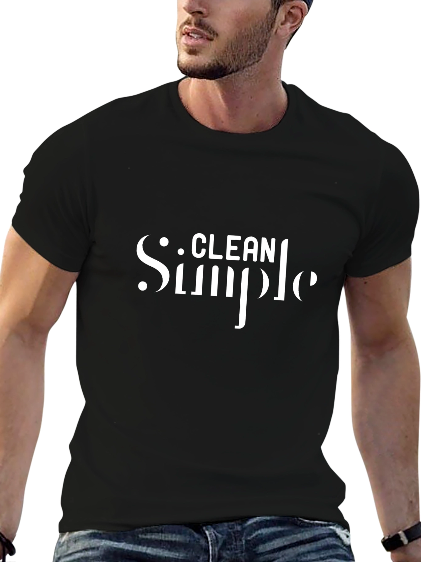Clean Simple Graphic T-Shirt - Modern Style