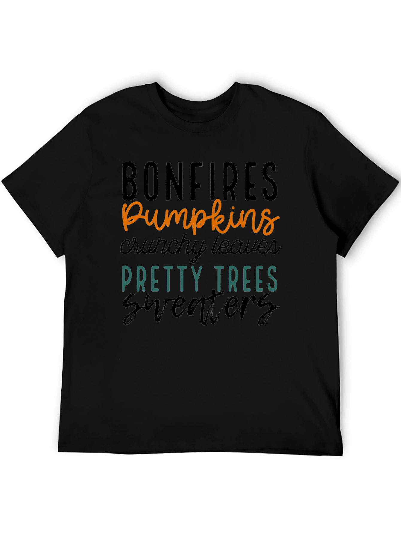 Bonfires Pumpkins Graphic T-Shirt