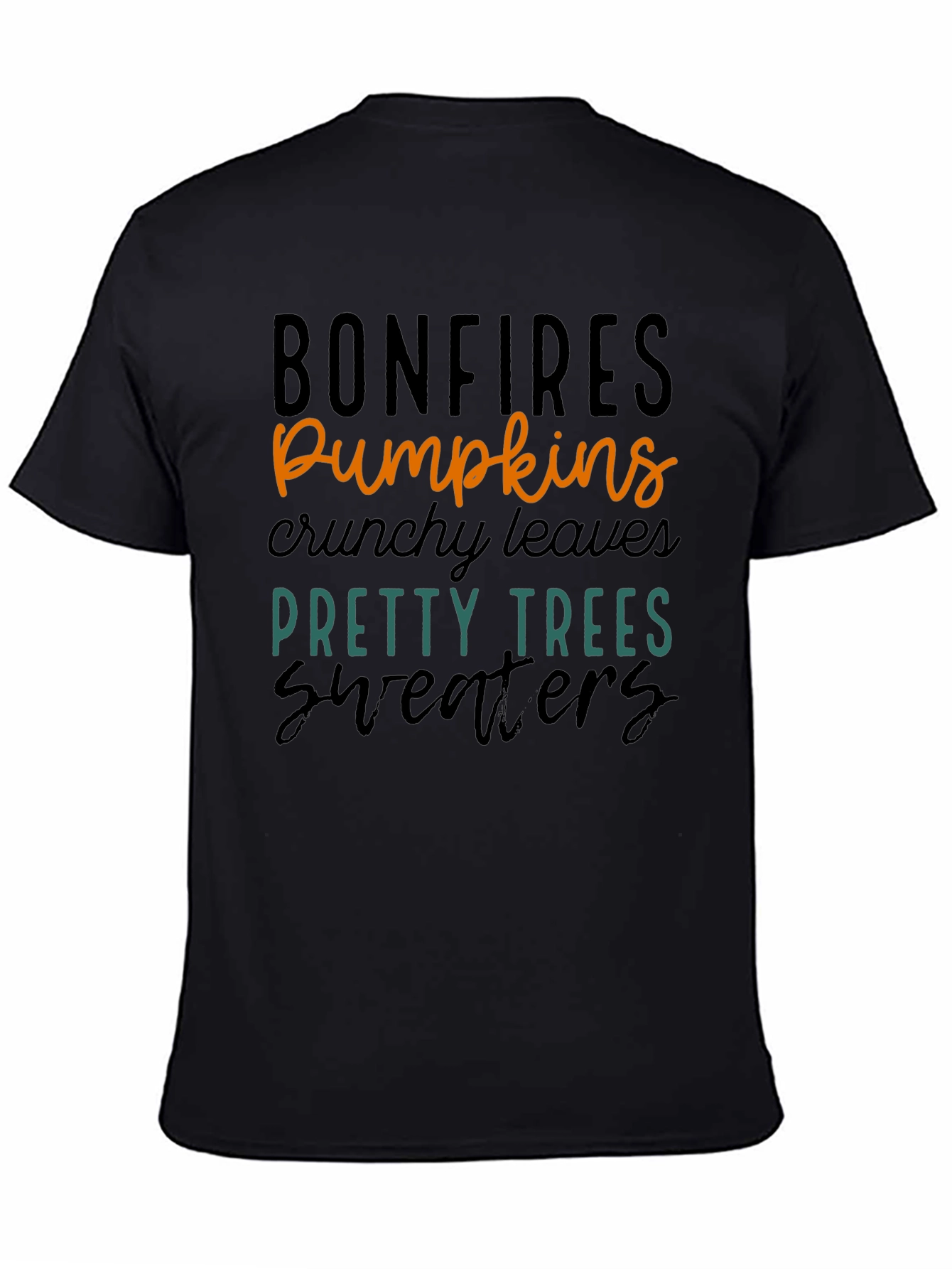 Bonfires Pumpkins Graphic T-Shirt