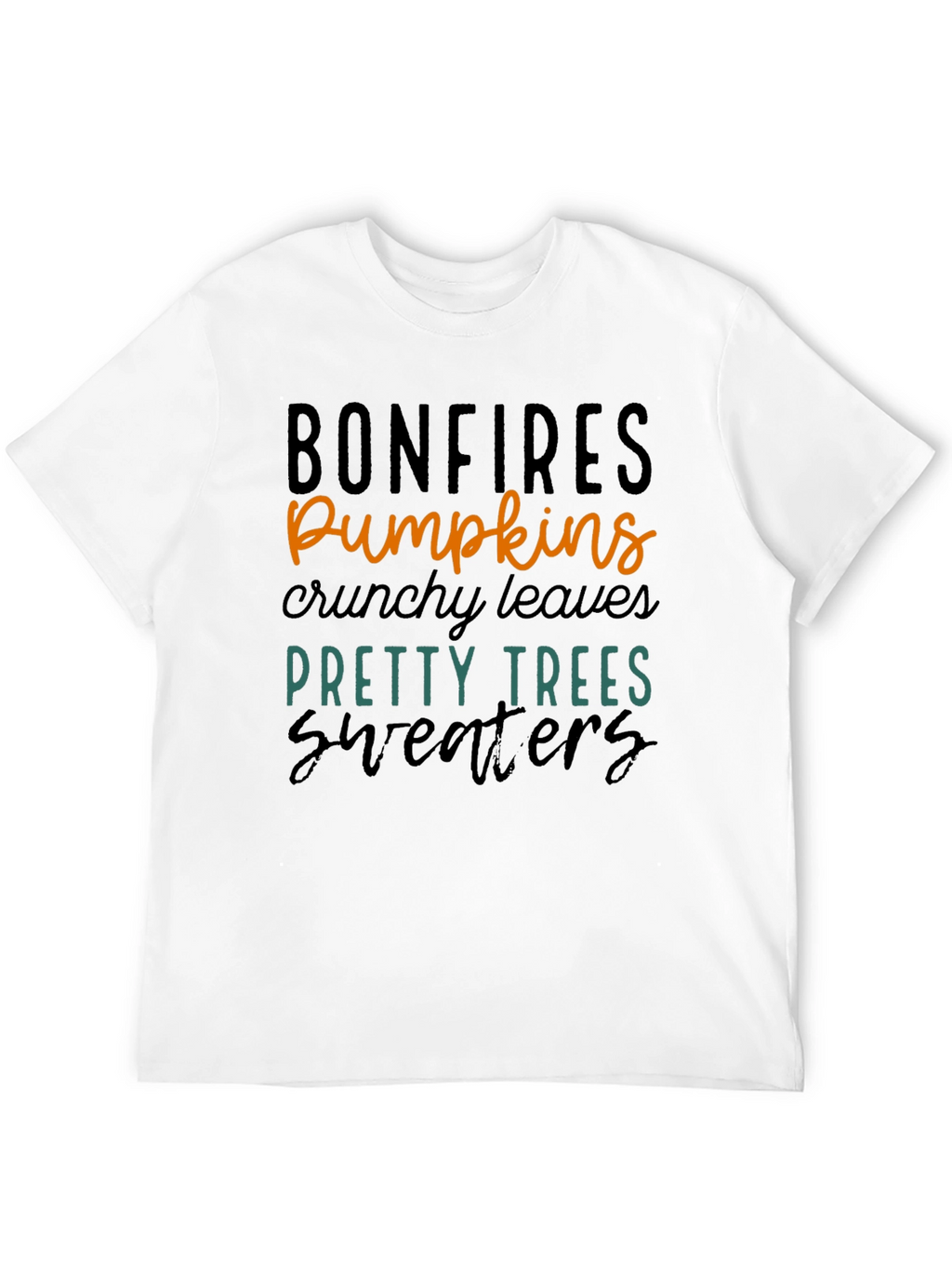 Bonfires Pumpkins Graphic T-Shirt