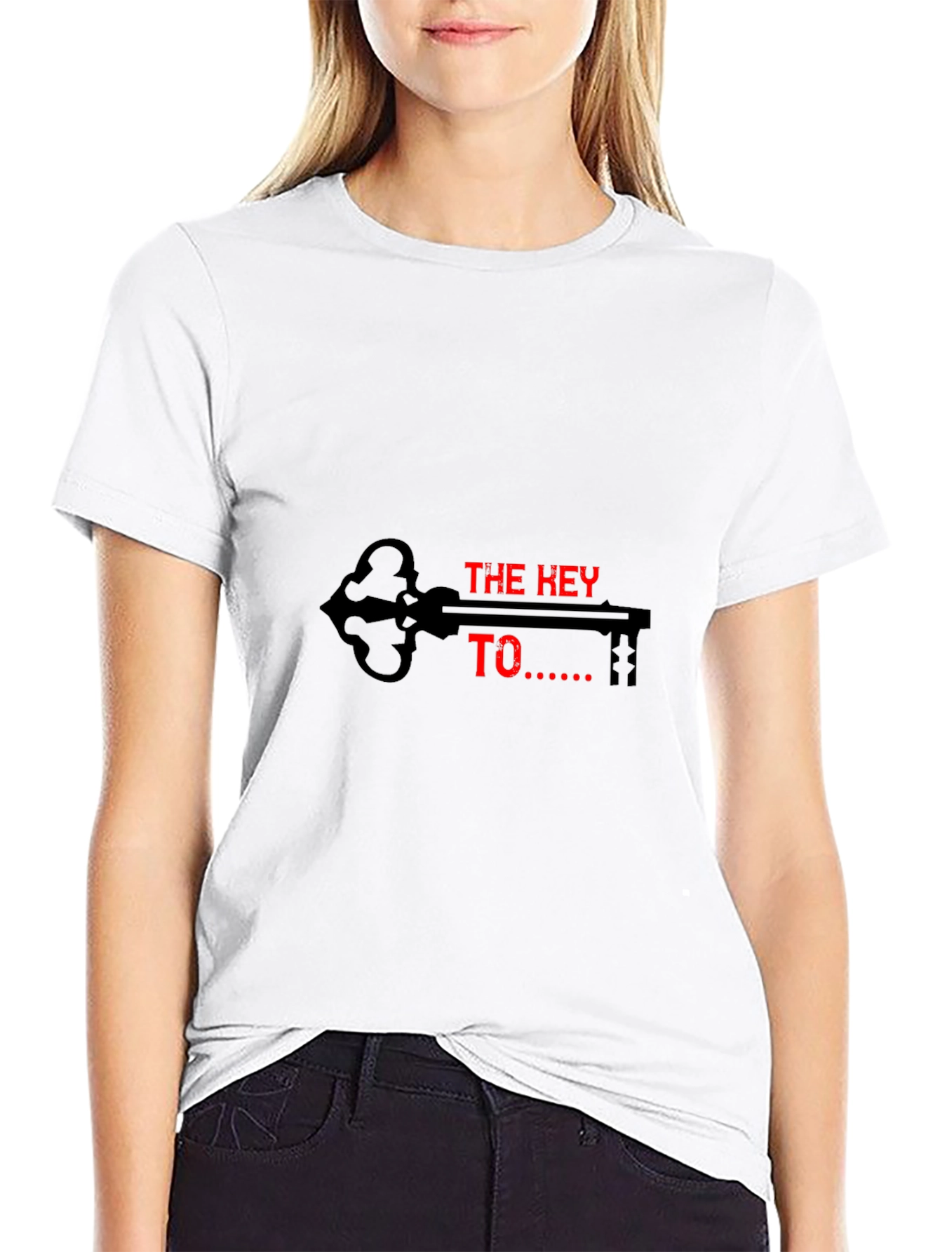 The Key To T-Shirt - Mens Black Graphic Tee