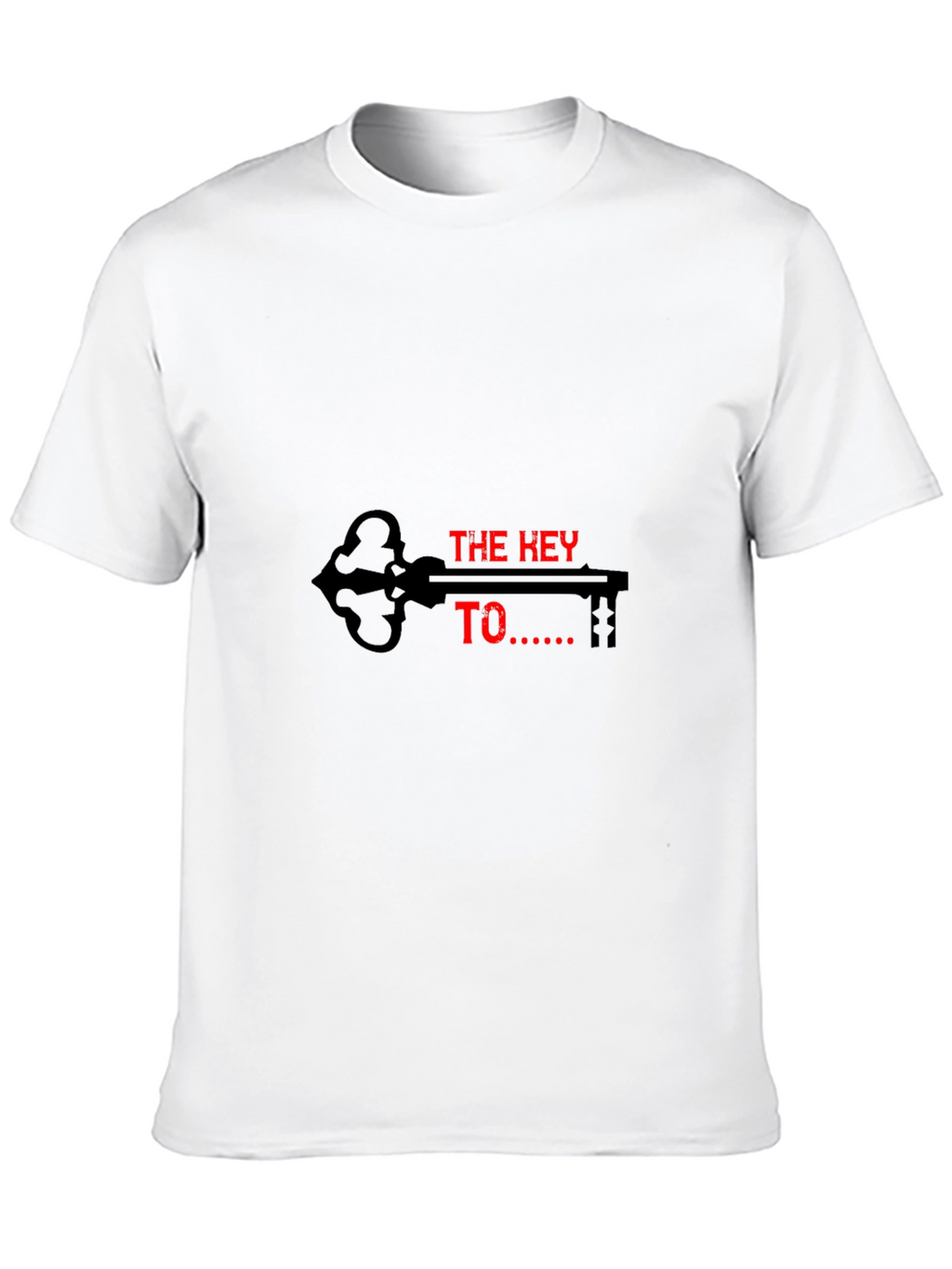 The Key To T-Shirt - Mens Black Graphic Tee