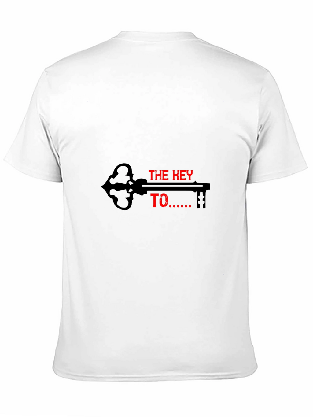 The Key To T-Shirt - Mens Black Graphic Tee