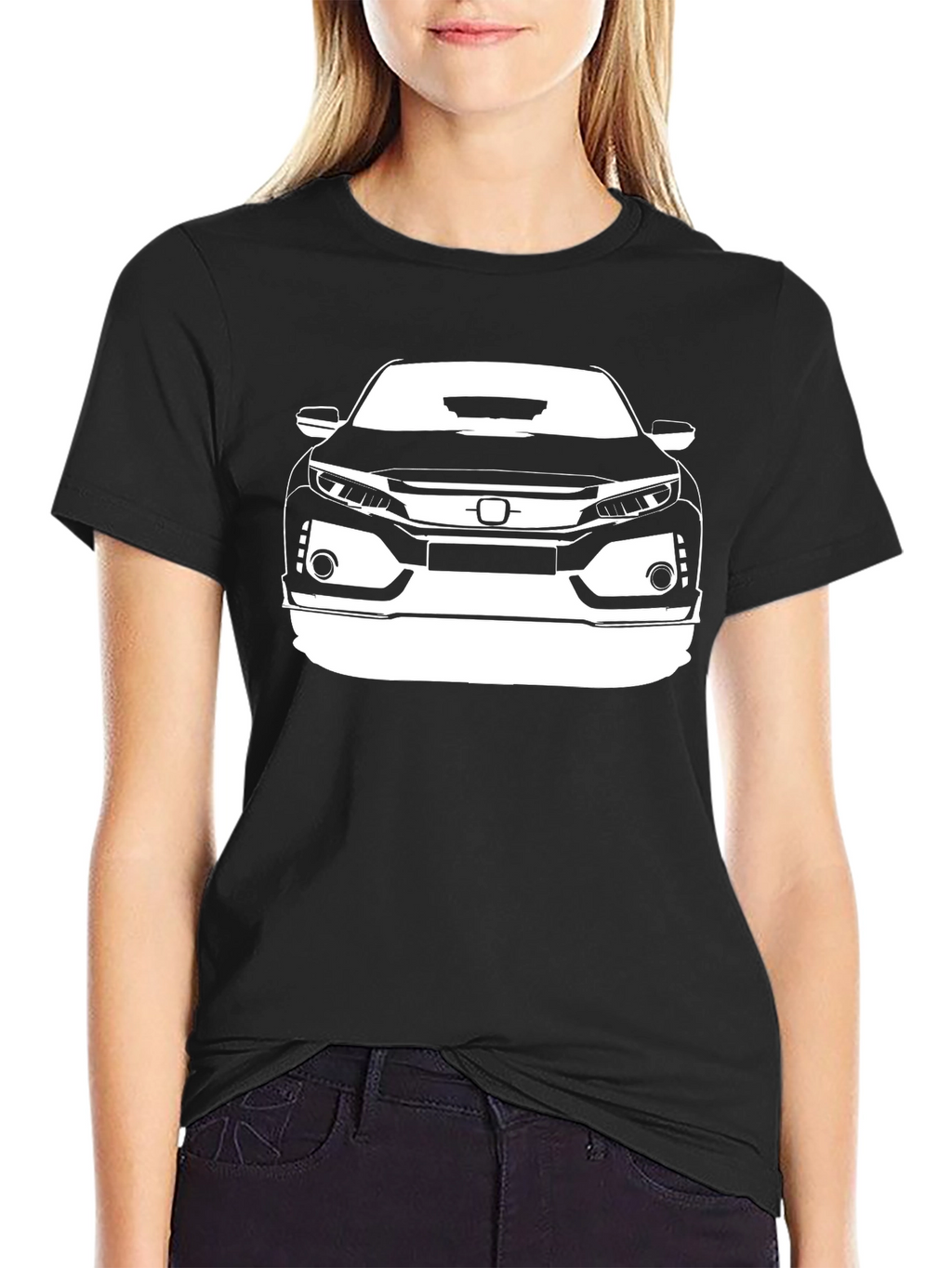Black Car Graphic T-Shirt - Automotive Enthusiast Tee