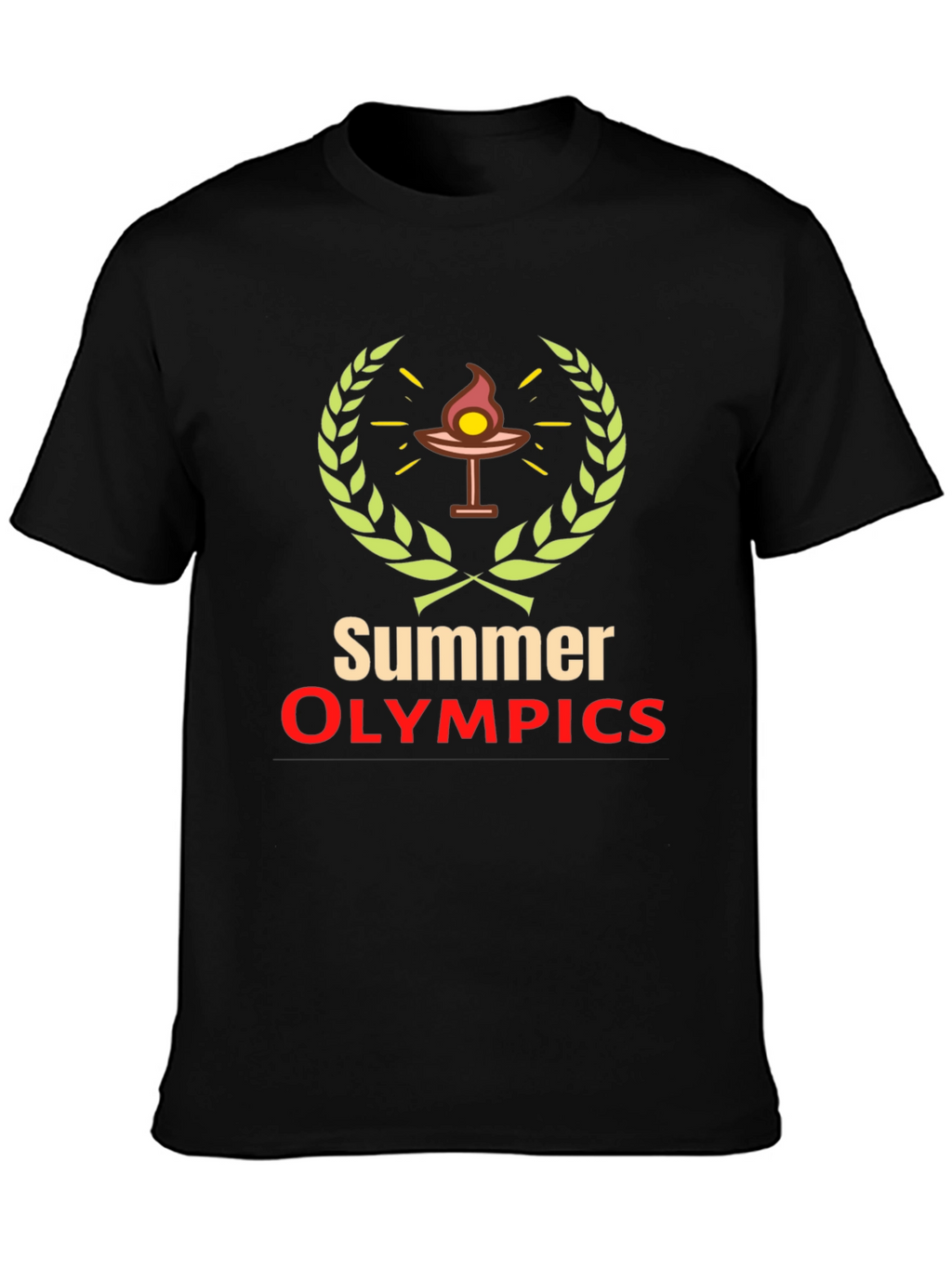 Summer Olympics T-Shirt - Black