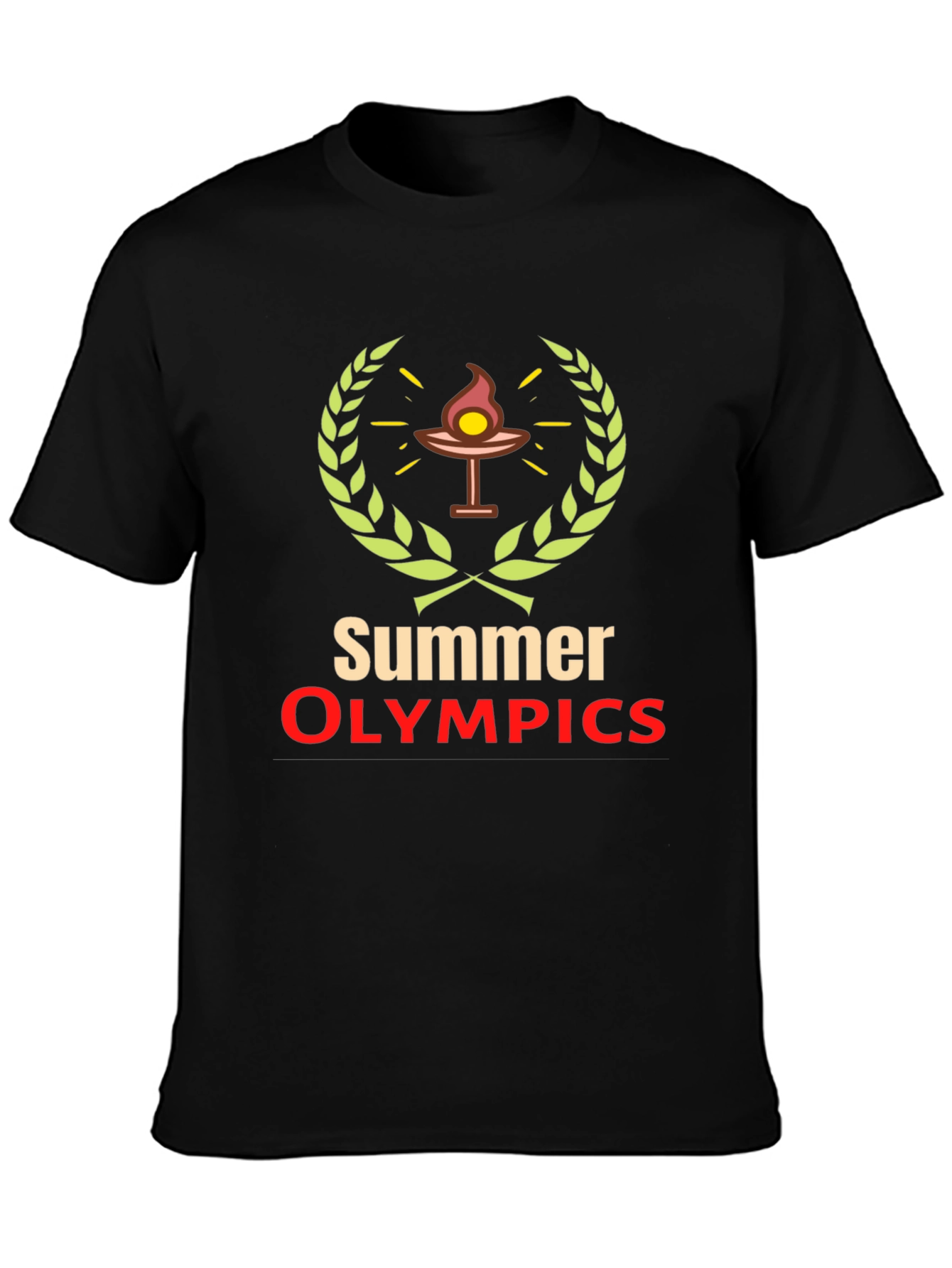 Summer Olympics T-Shirt - Black