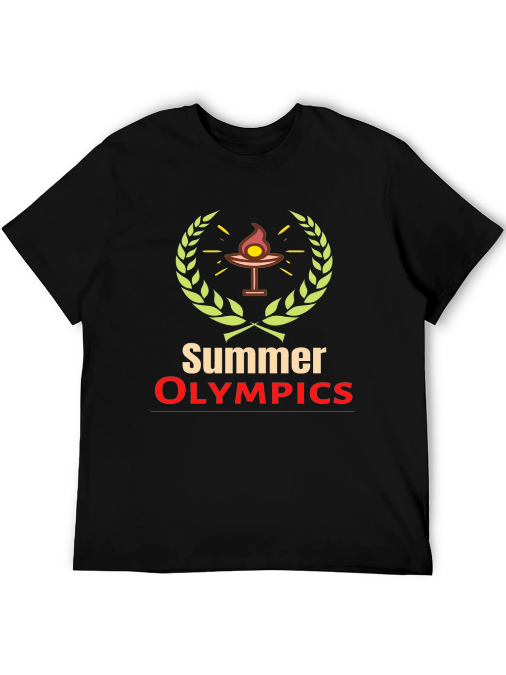 Summer Olympics T-Shirt - Black