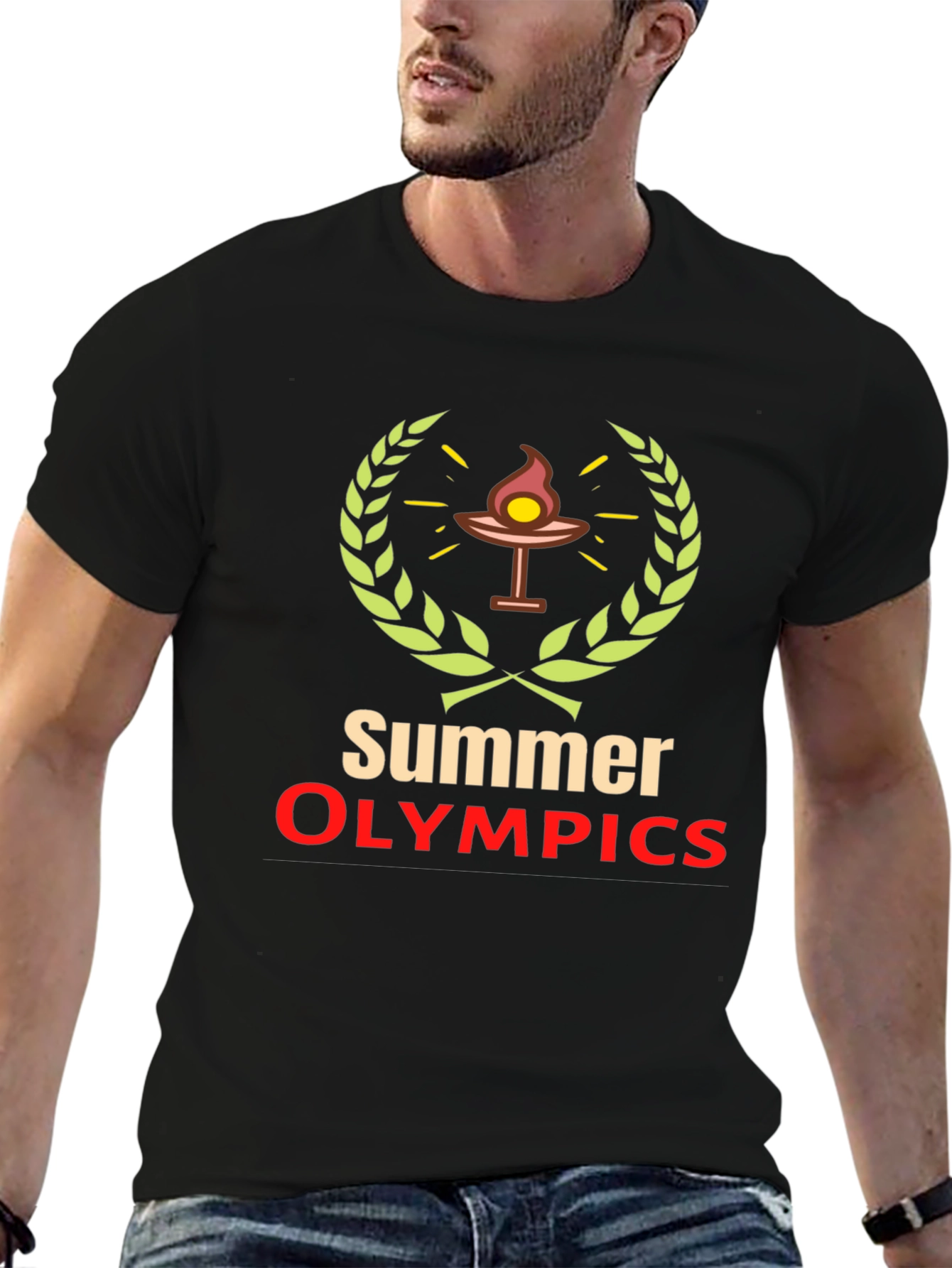Summer Olympics T-Shirt - Black
