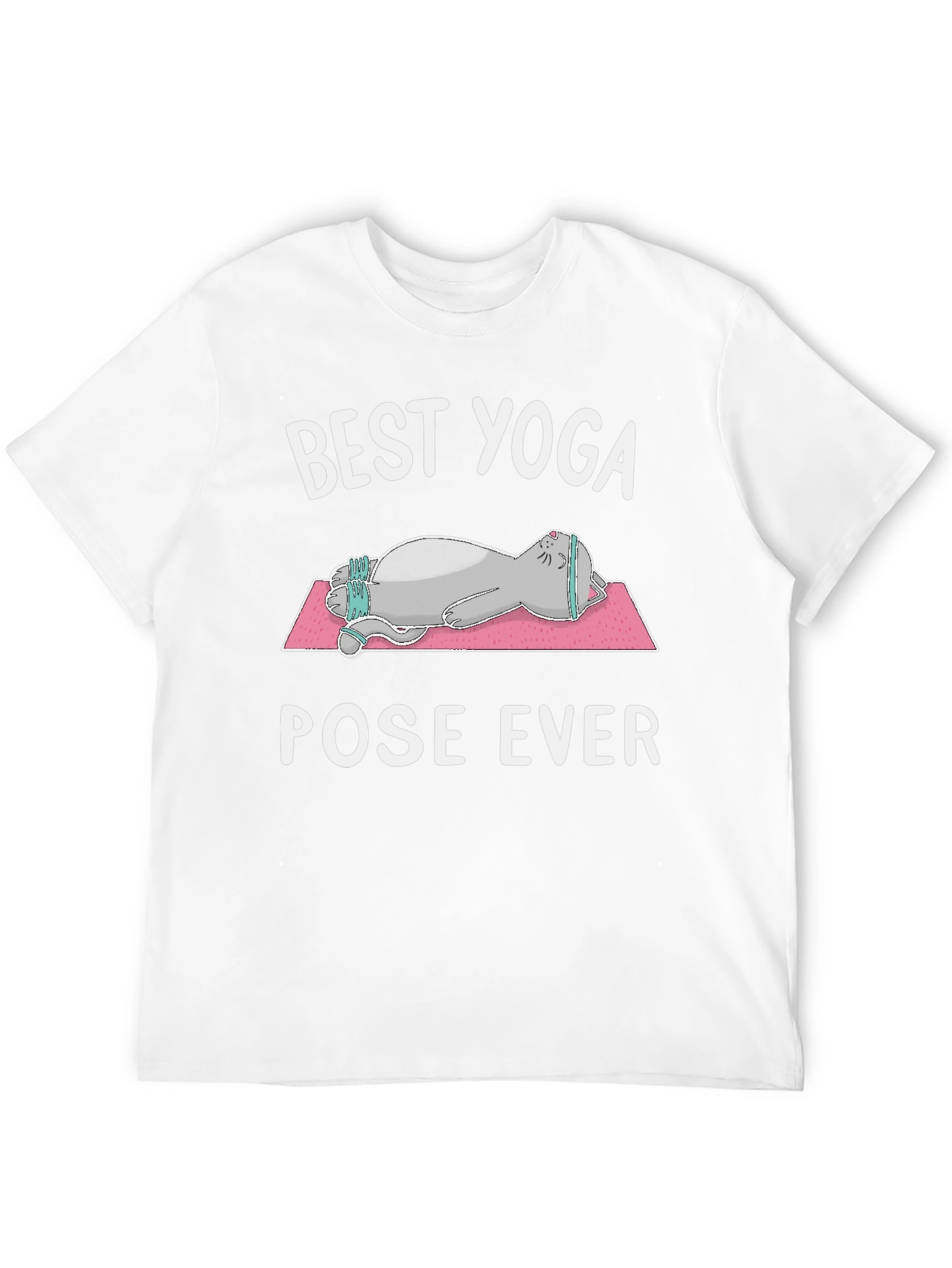 Best Yoga Pose Ever Cat T-Shirt