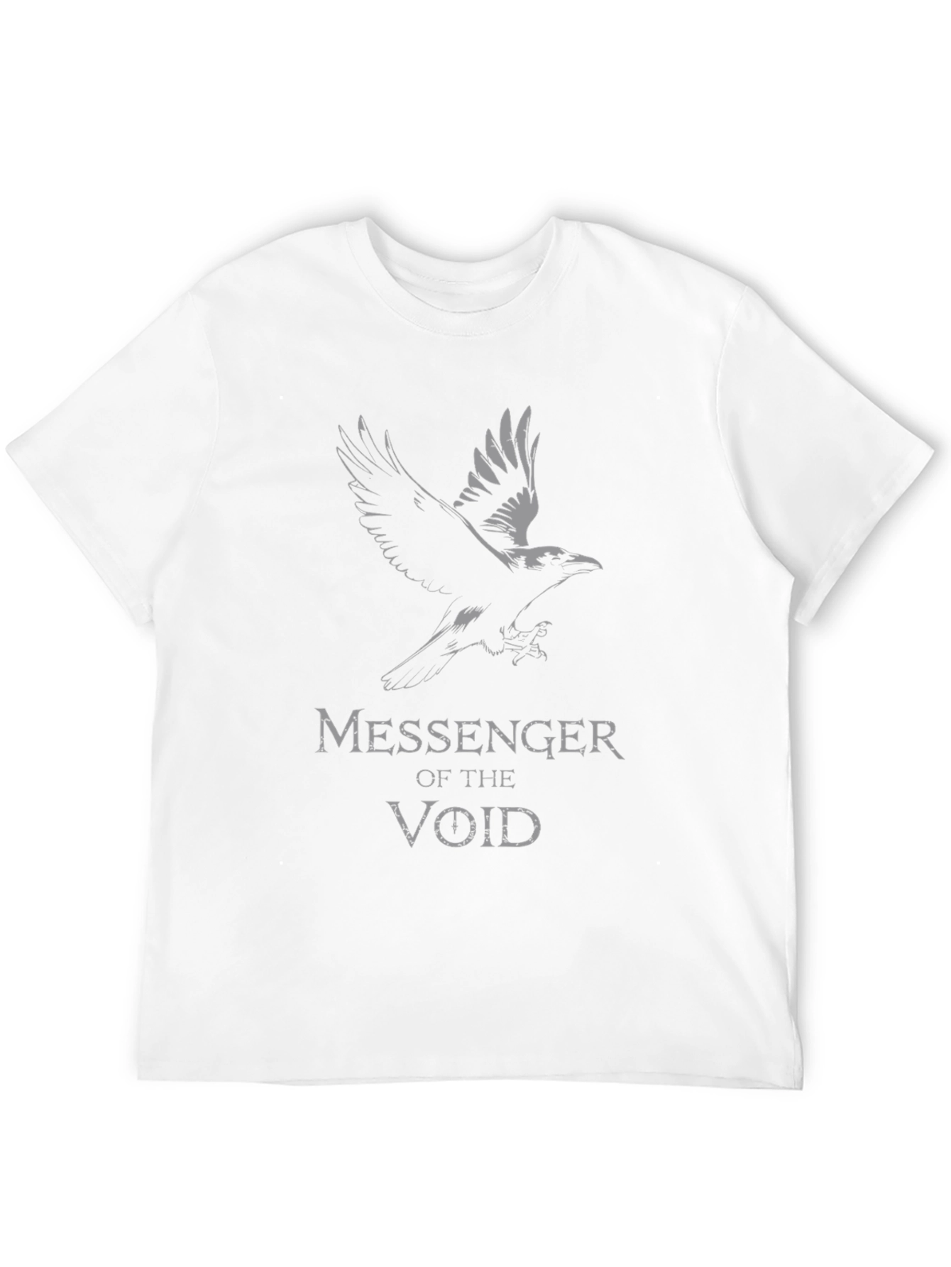 Messenger of the Void Graphic T-Shirt - Raven Design
