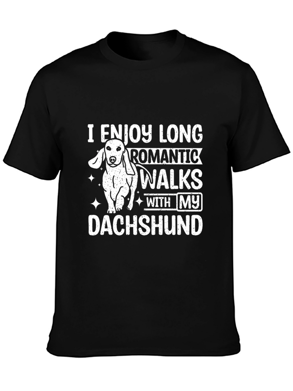 Dachshund Romantic Walks T-Shirt