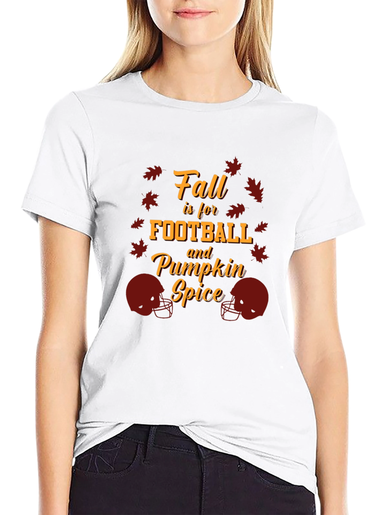 Fall Football & Pumpkin Spice Graphic Tee