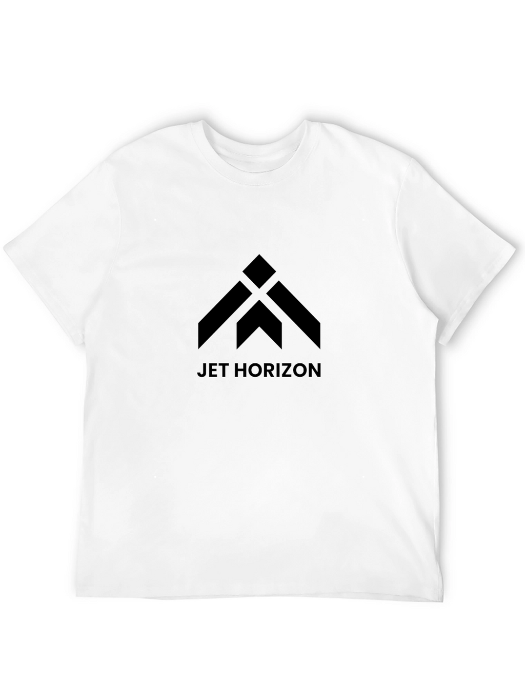 Jet Horizon Graphic Tee - Modern Black T-Shirt