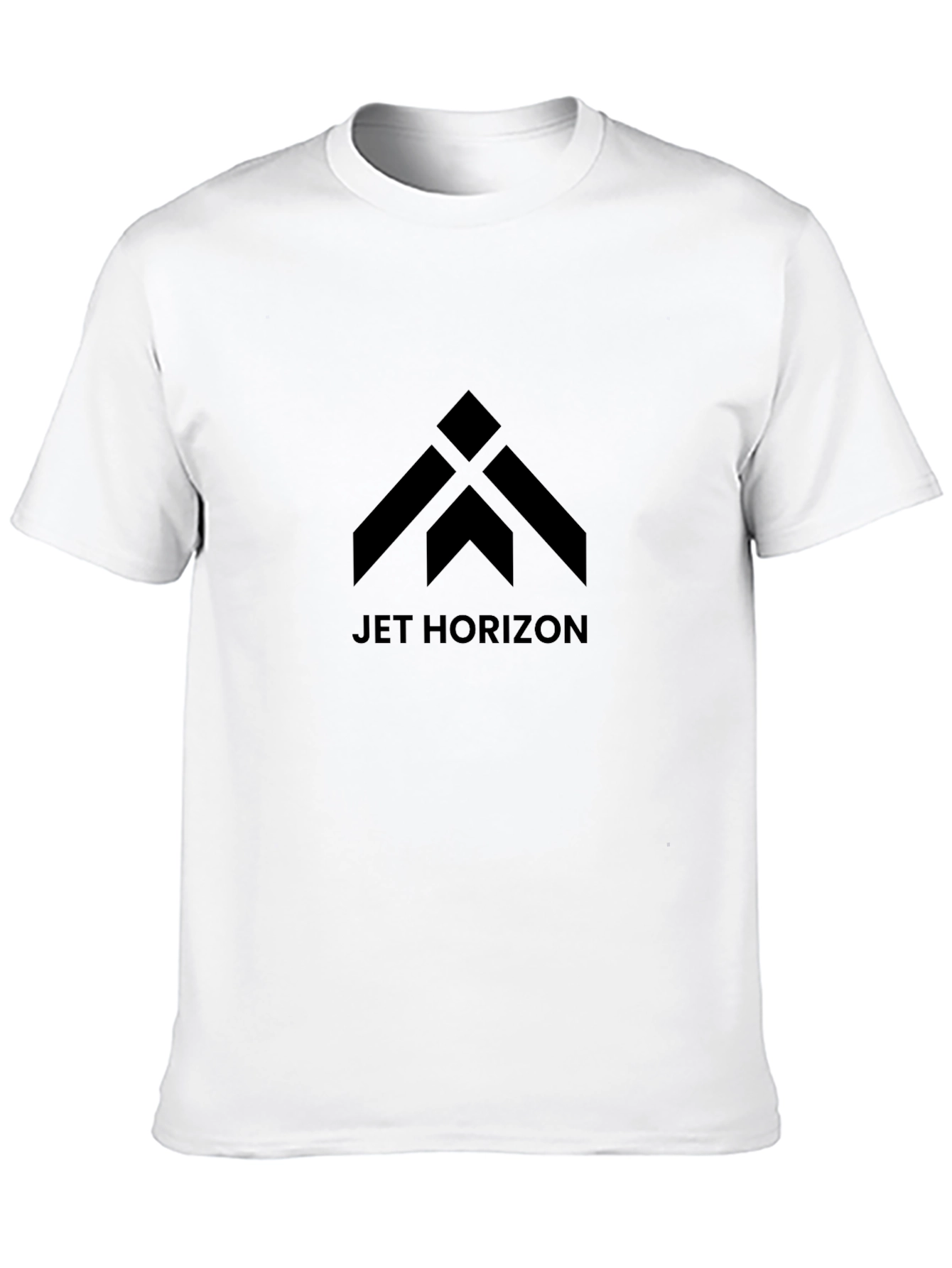 Jet Horizon Graphic Tee - Modern Black T-Shirt