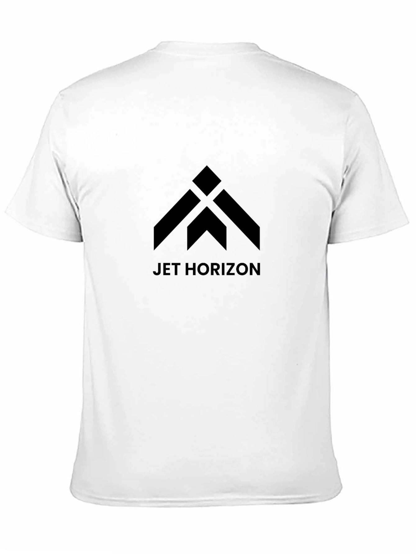 Jet Horizon Graphic Tee - Modern Black T-Shirt