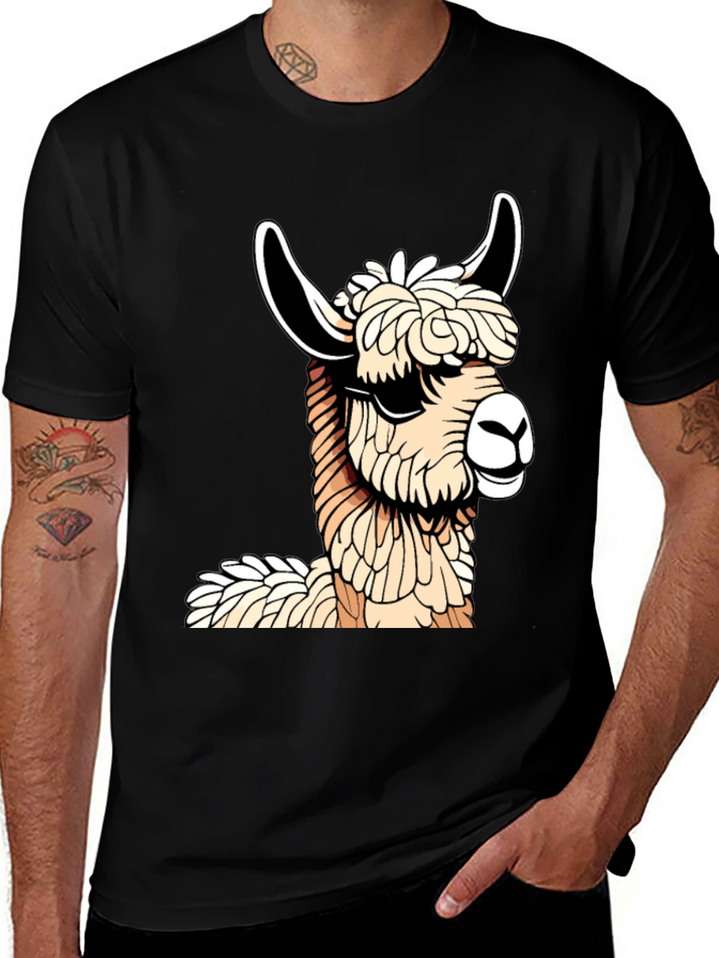 Llama Graphic Tee - Cool & Comfortable