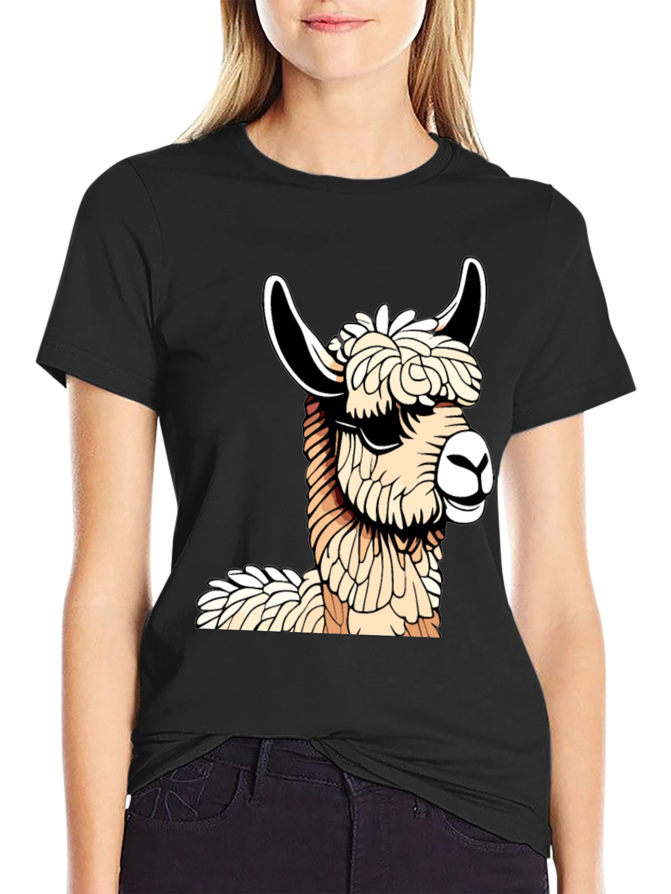 Llama Graphic Tee - Cool & Comfortable