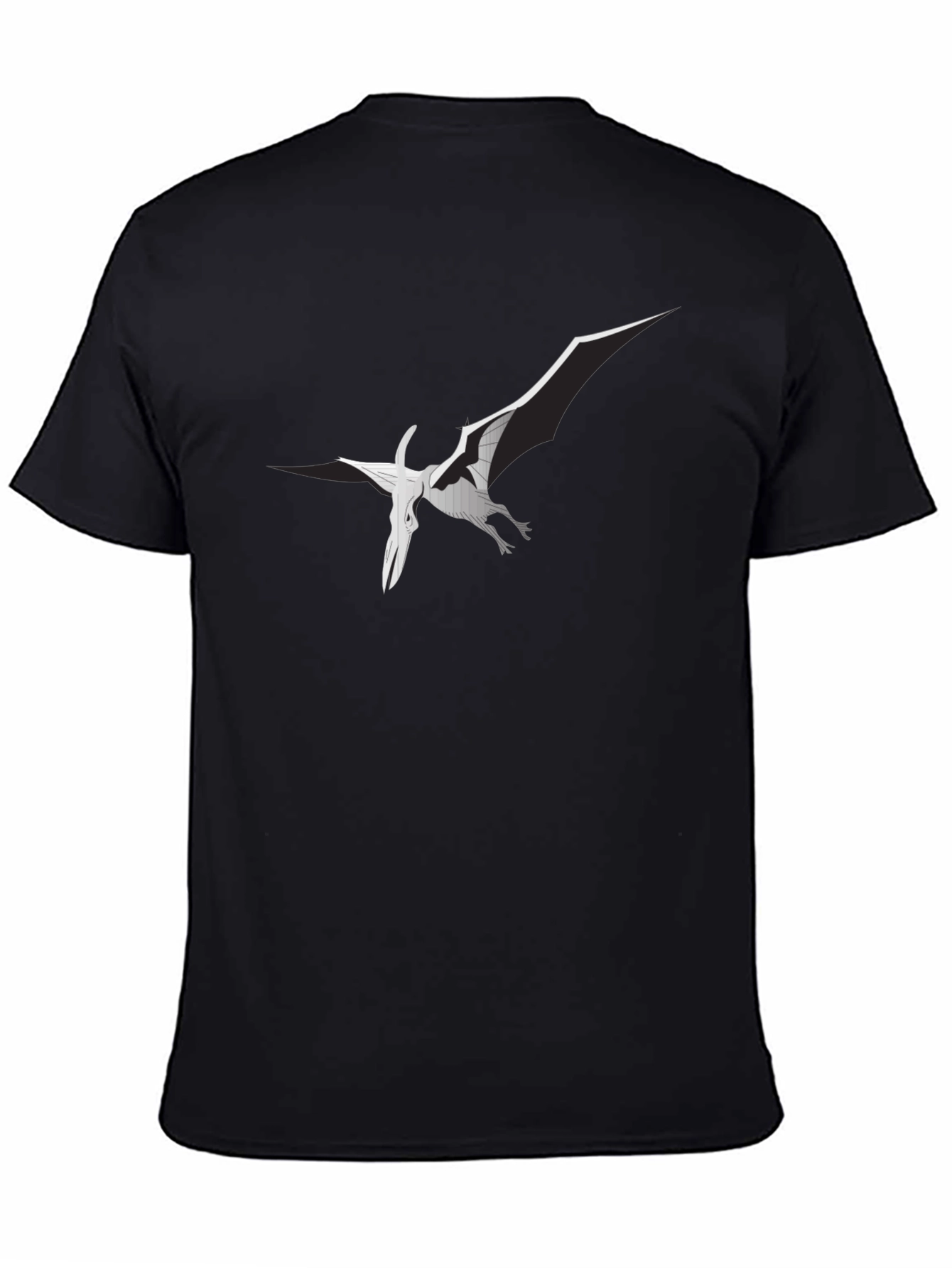 Pterodactyl Graphic Tee - Stylish Black T-Shirt