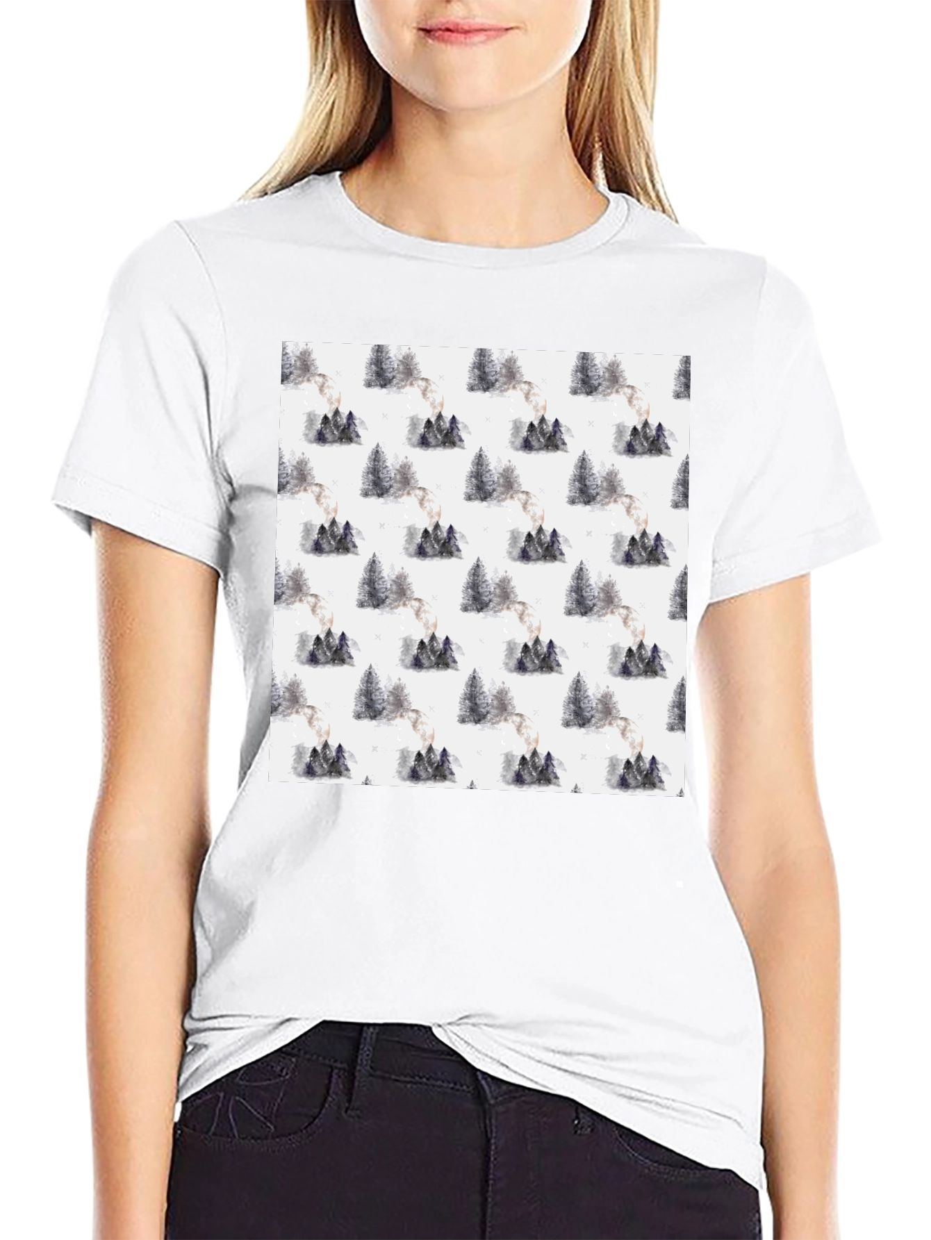 Nature Patterned T-Shirt