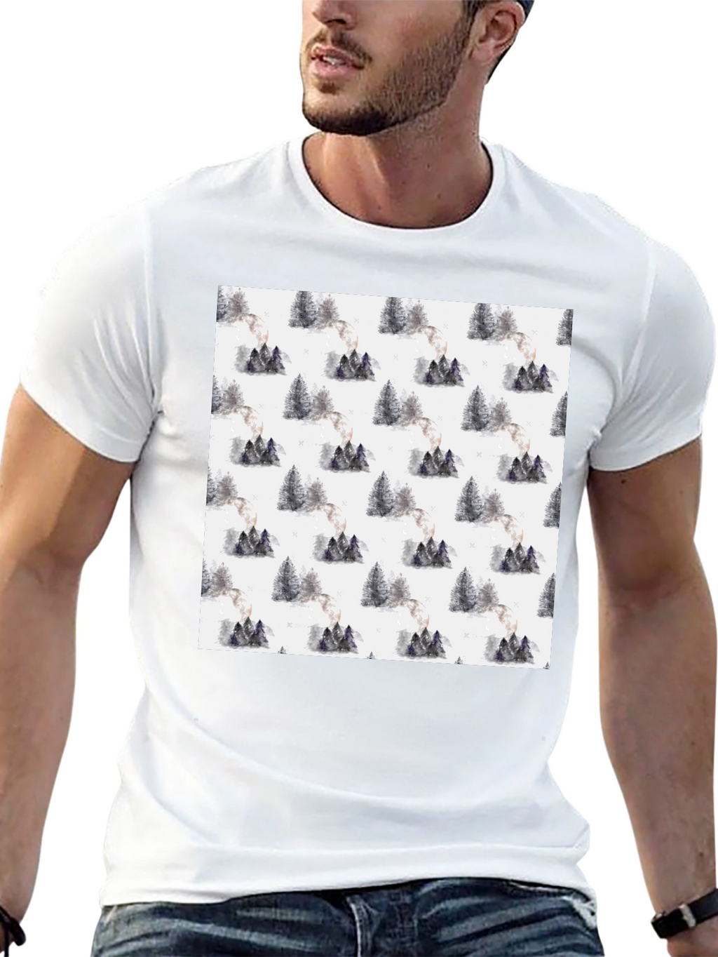 Nature Patterned T-Shirt
