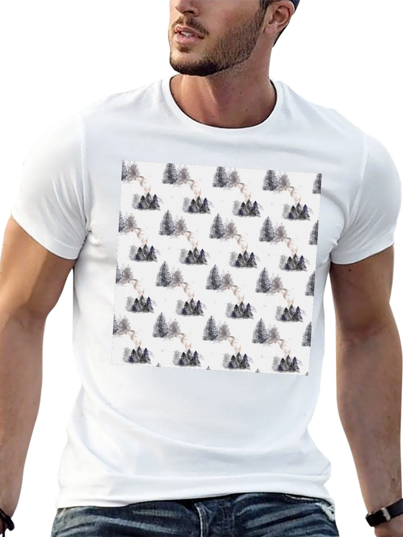 Nature Patterned T-Shirt