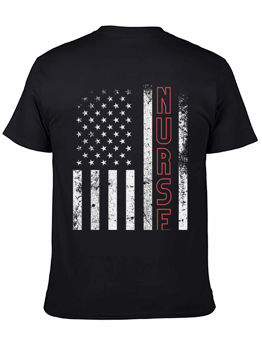 Nurse American Flag T-Shirt