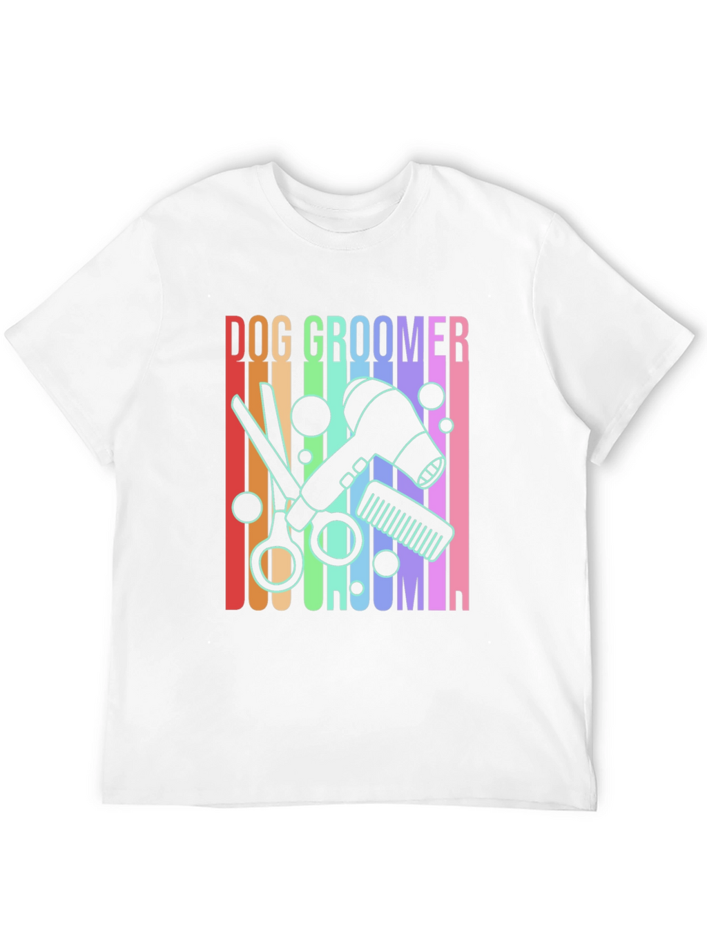 Dog Groomer Graphic Tee - Unisex Black T-Shirt