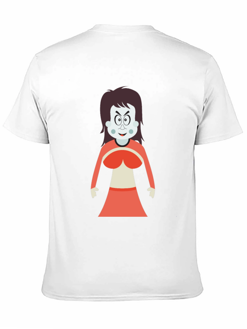 Cartoon Witch Graphic T-Shirt