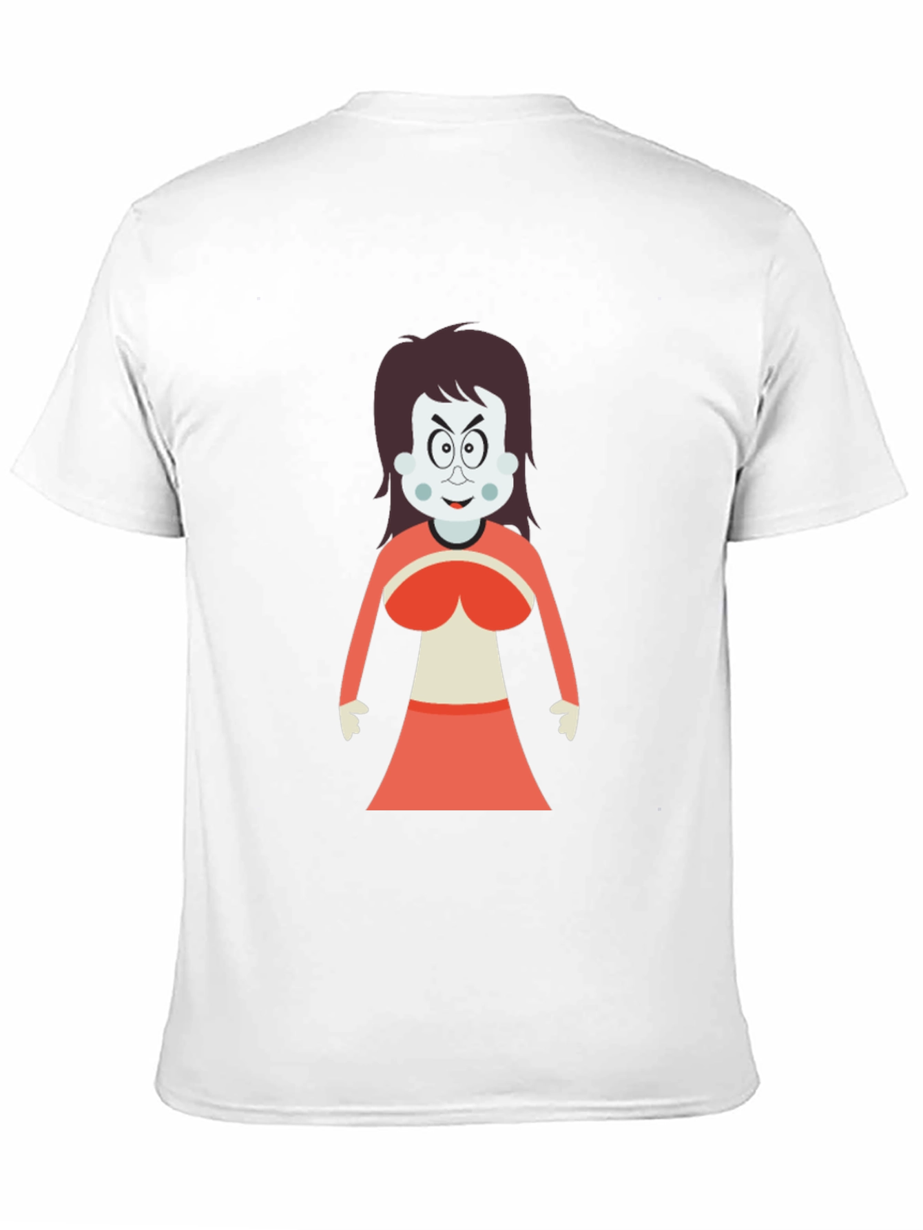 Cartoon Witch Graphic T-Shirt