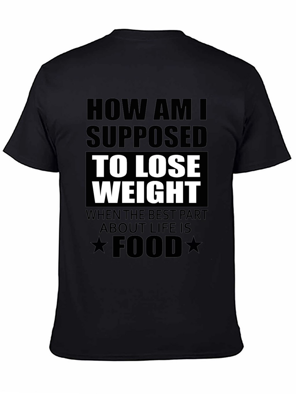 Funny Foodie T-Shirt: How to Lose Weight?