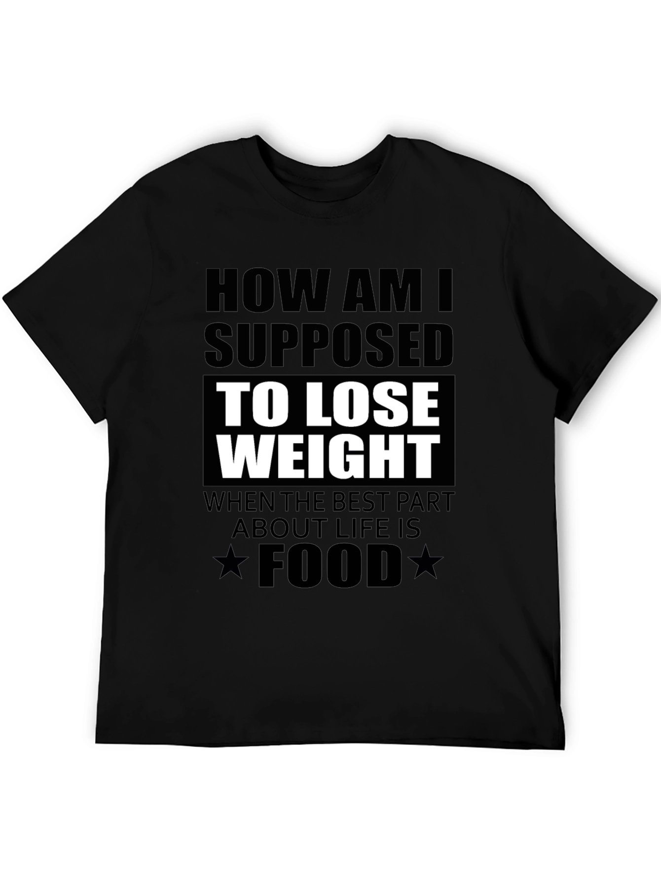 Funny Foodie T-Shirt: How to Lose Weight?