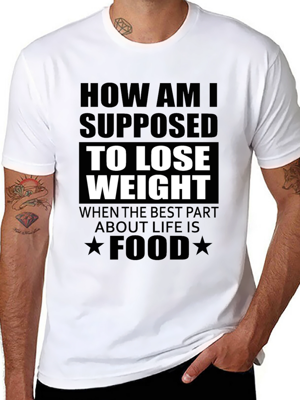 Funny Foodie T-Shirt: How to Lose Weight?
