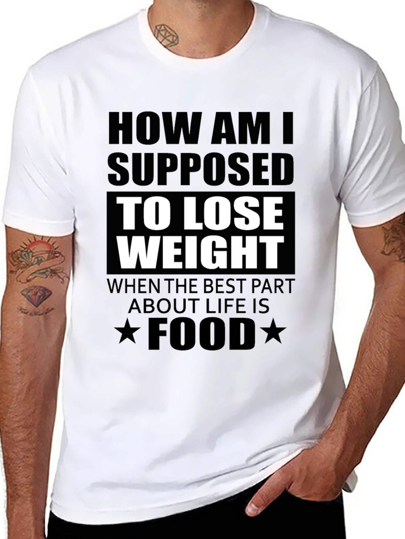 Funny Foodie T-Shirt: How to Lose Weight?