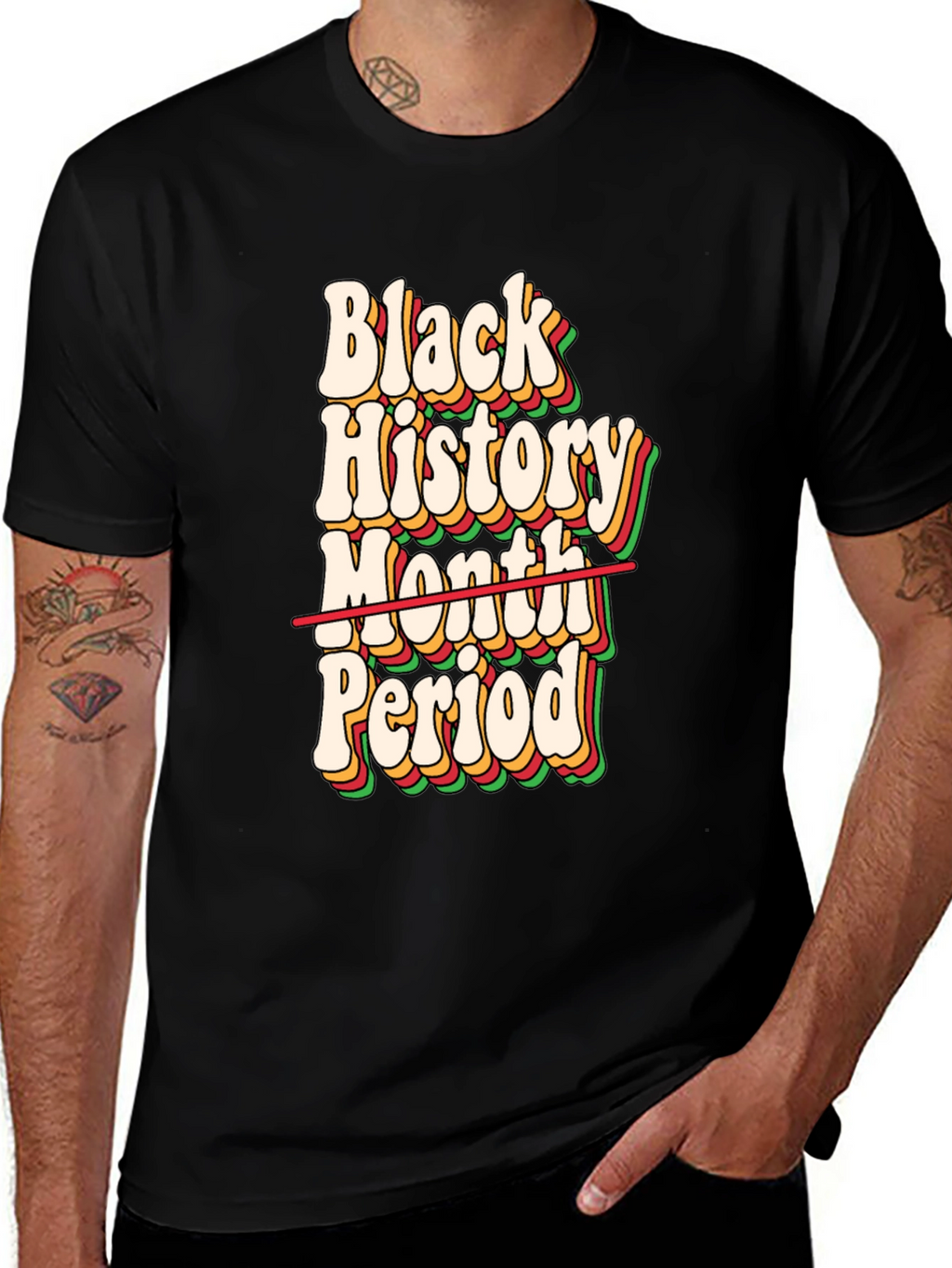 Black History Month Period T-Shirt
