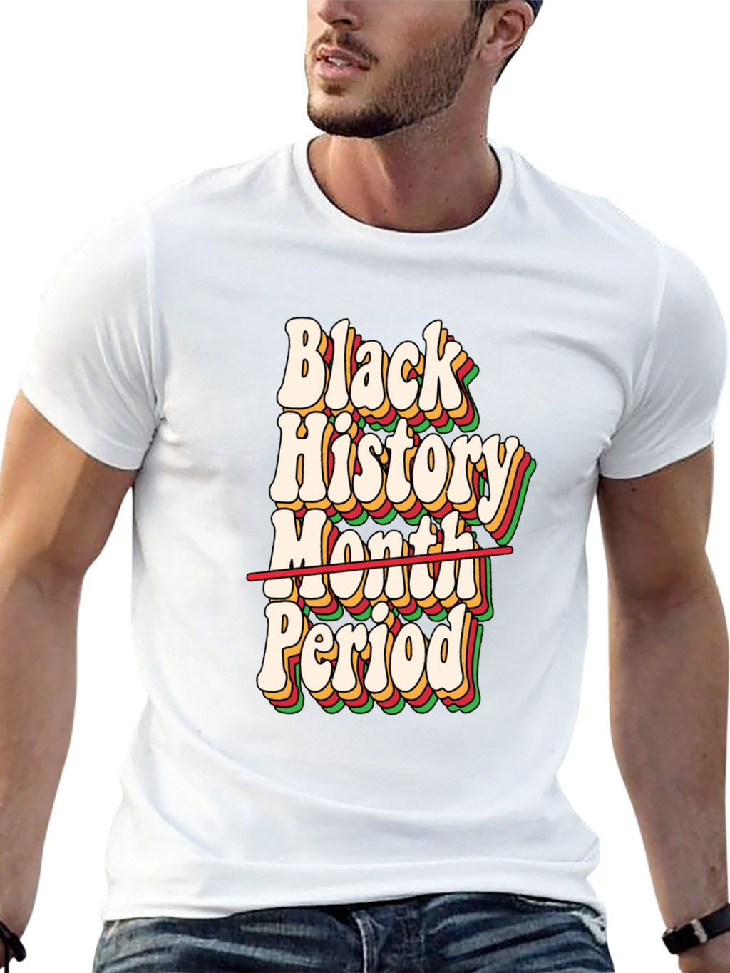 Black History Month Period T-Shirt
