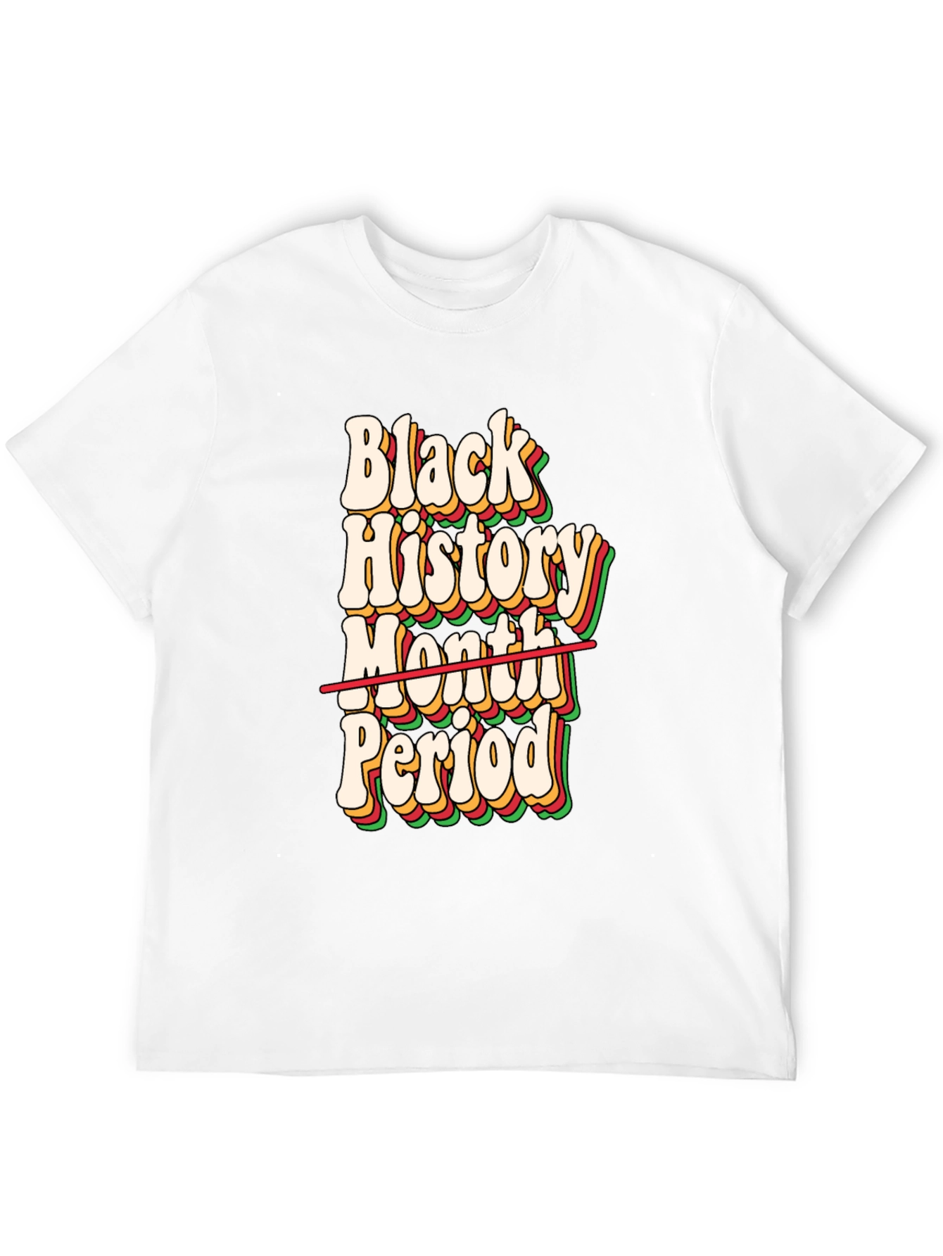 Black History Month Period T-Shirt
