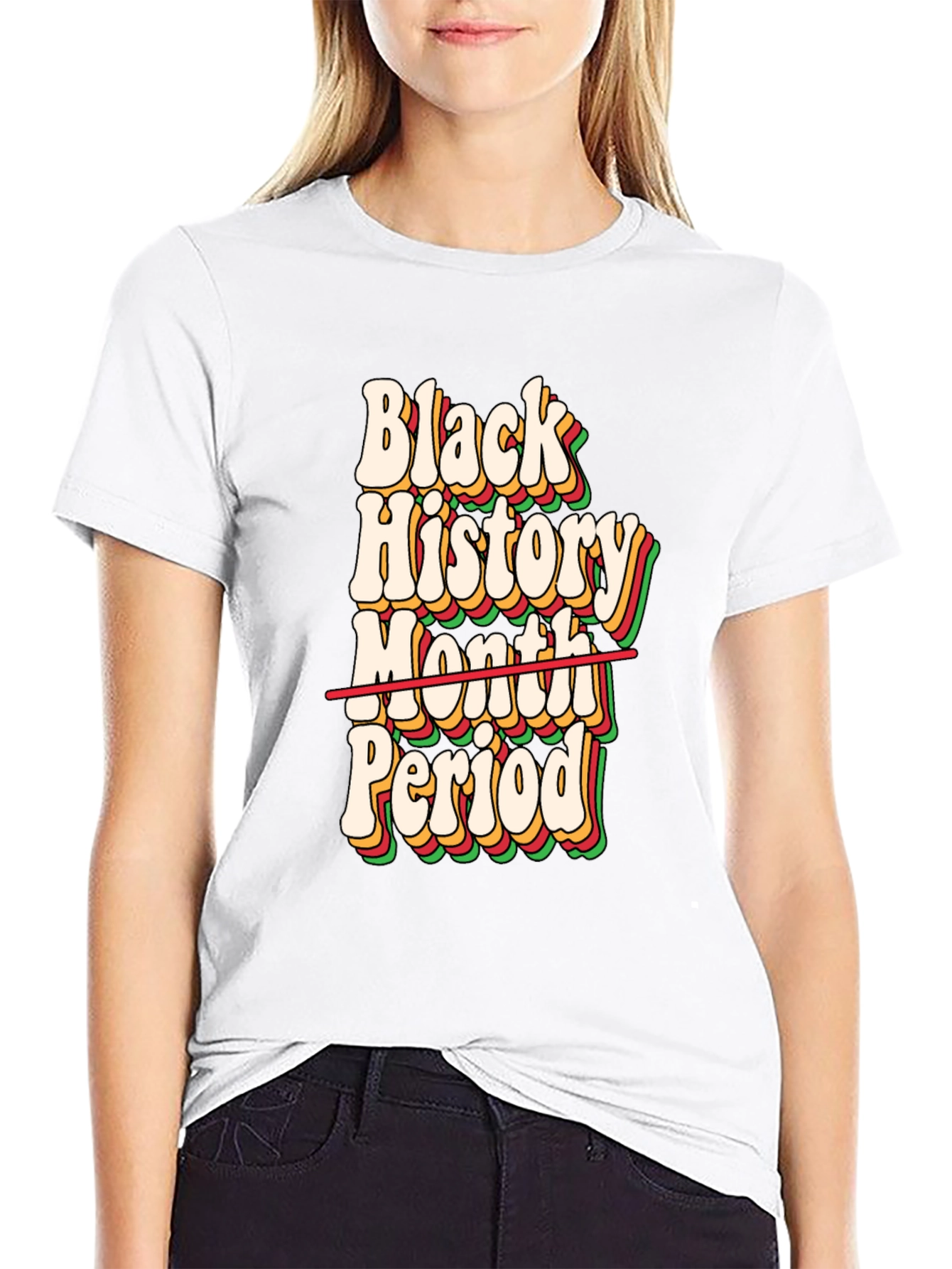 Black History Month Period T-Shirt
