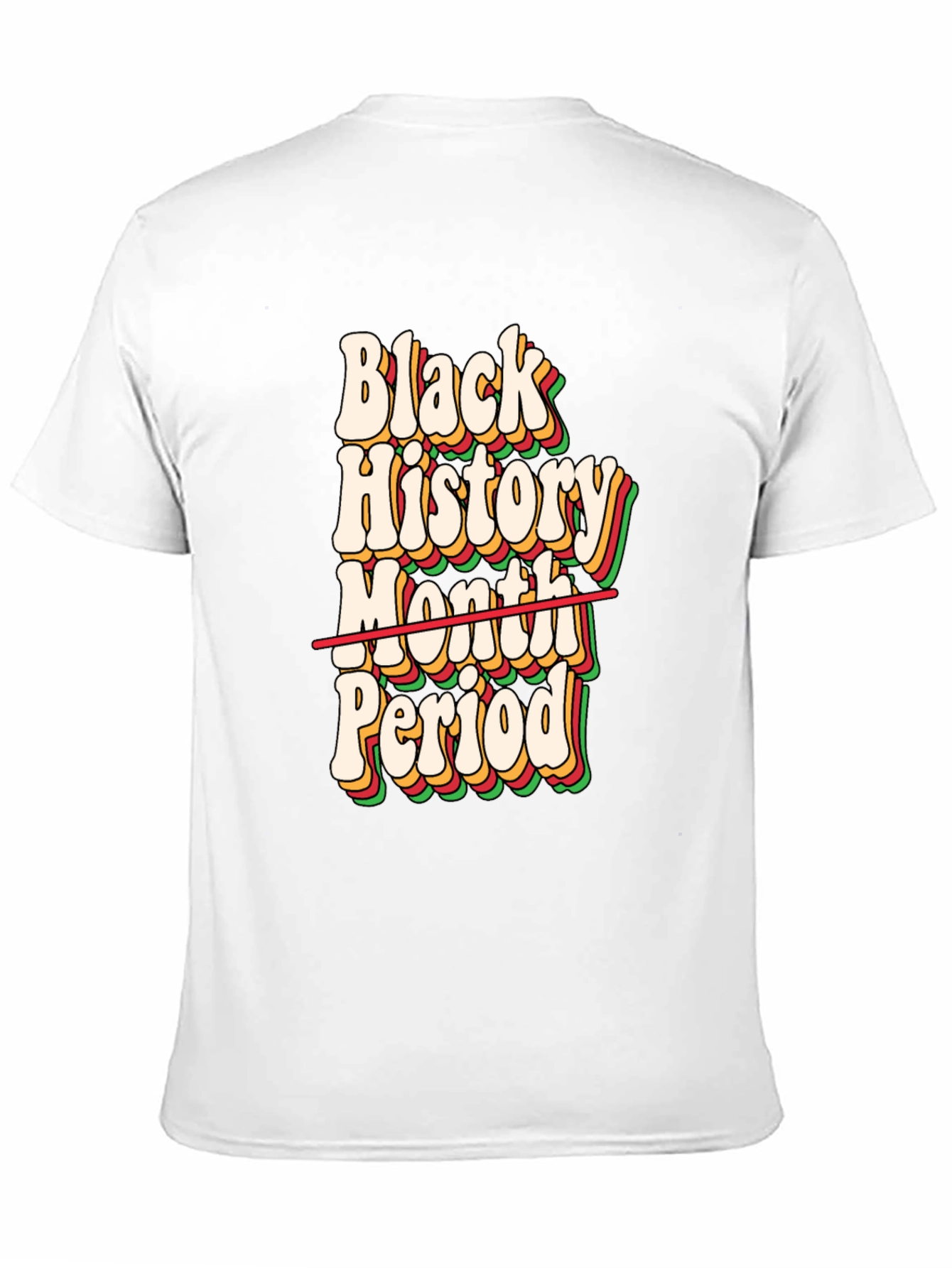 Black History Month Period T-Shirt