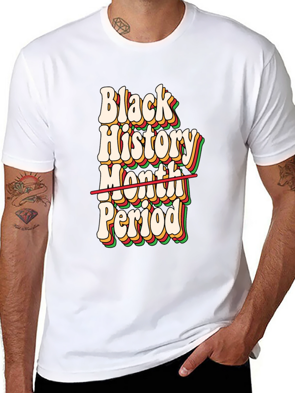 Black History Month Period T-Shirt