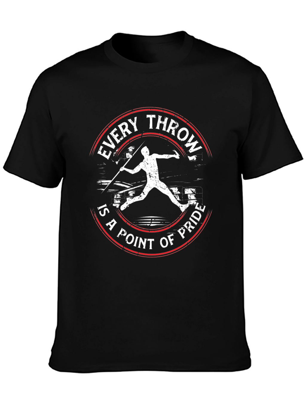 Javelin Throwing Pride T-Shirt - Black