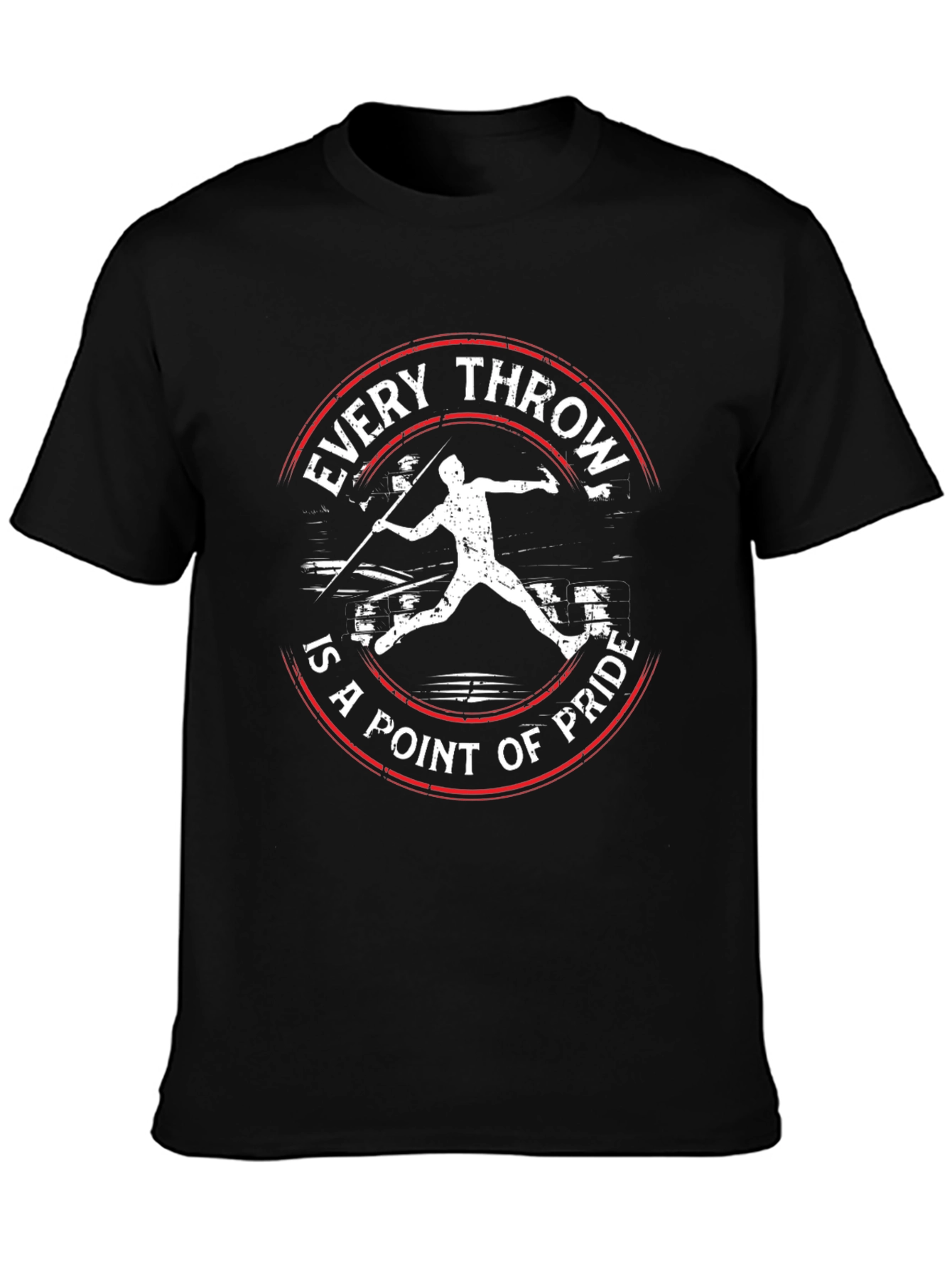 Javelin Throwing Pride T-Shirt - Black