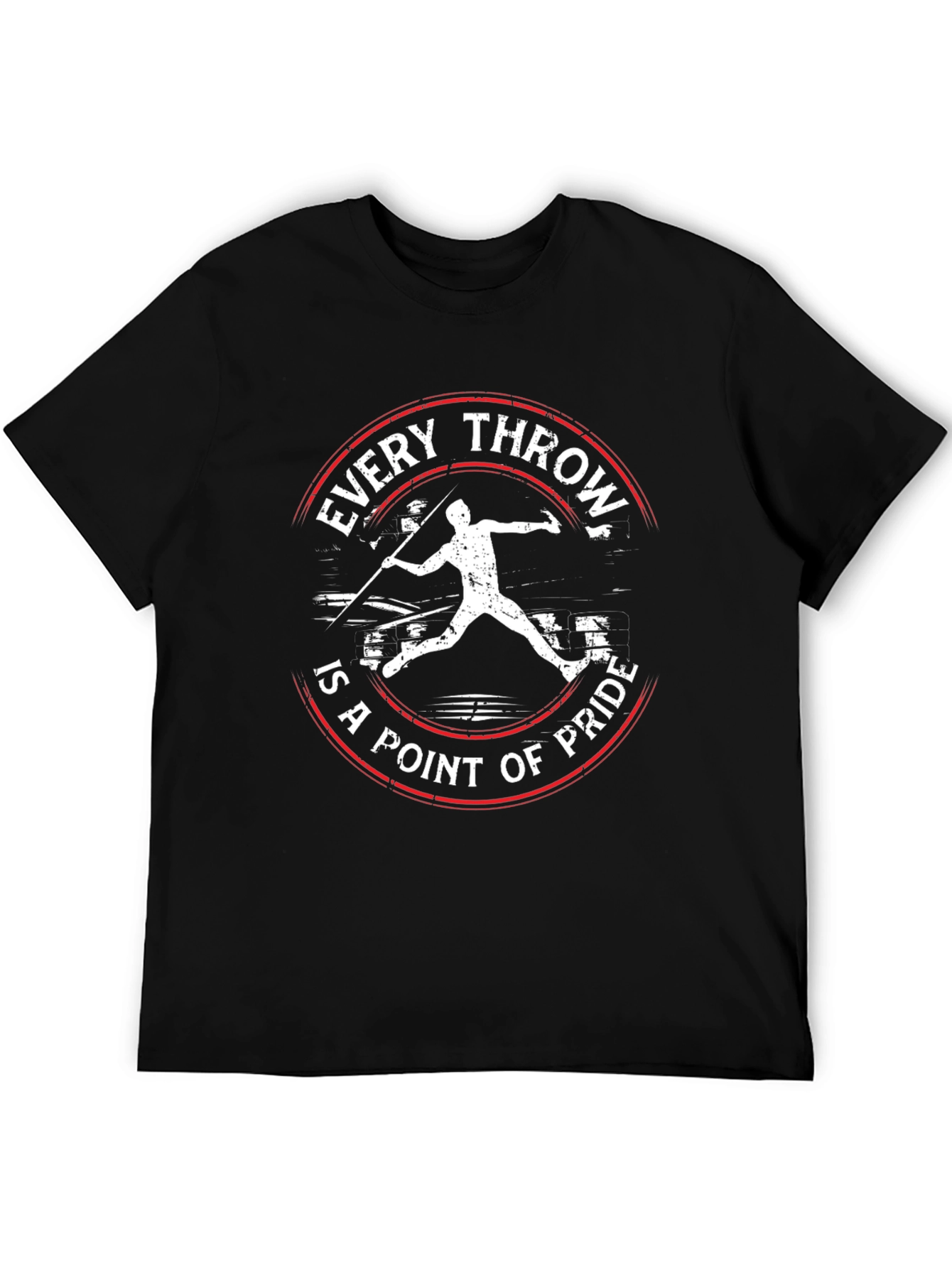 Javelin Throwing Pride T-Shirt - Black