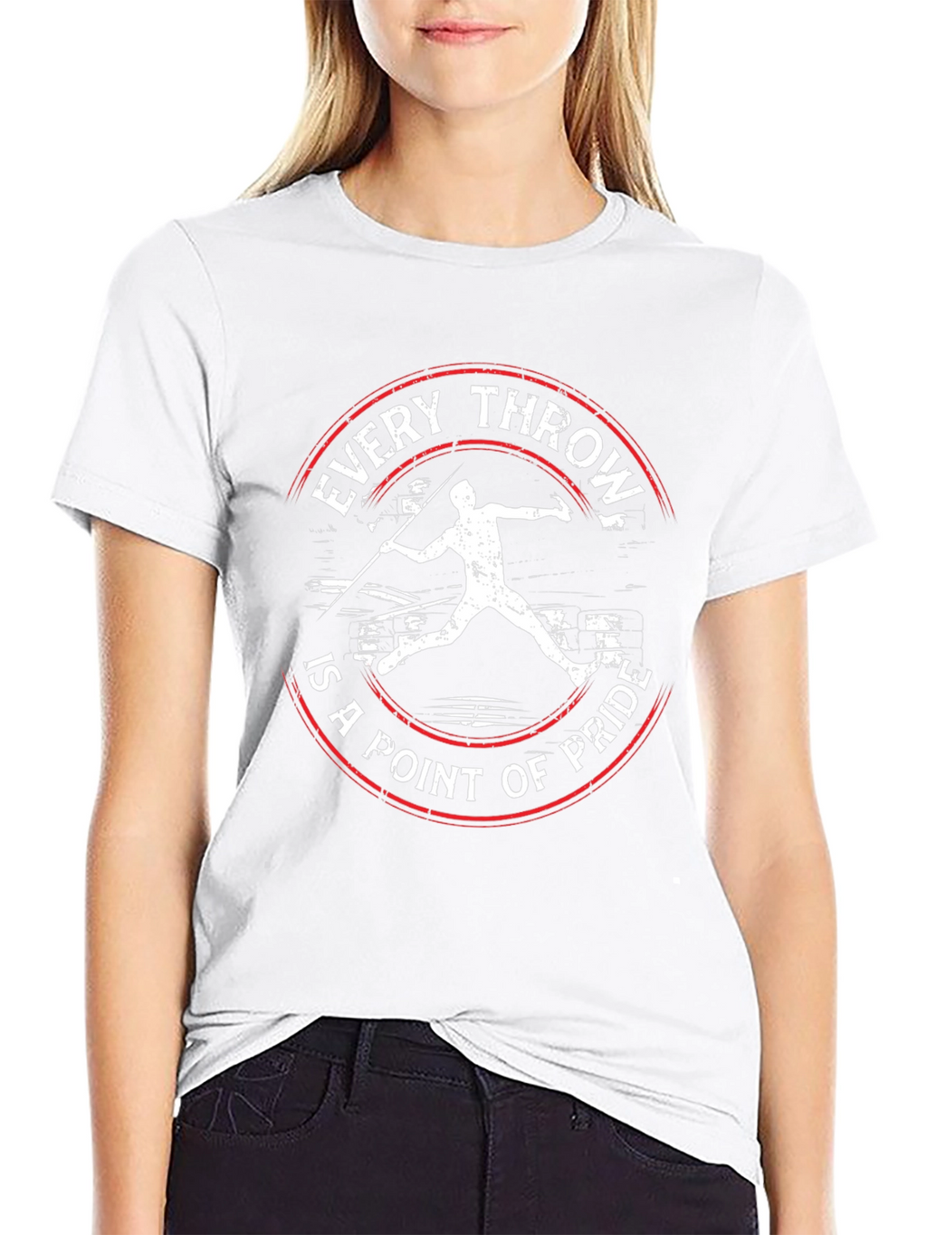 Javelin Throwing Pride T-Shirt - Black