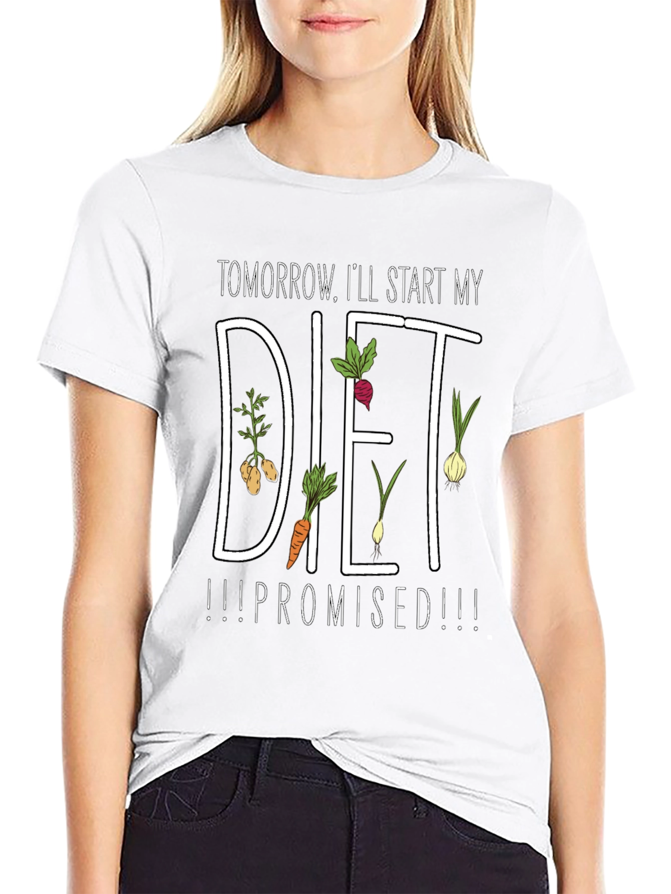 Funny Diet Promise T-Shirt