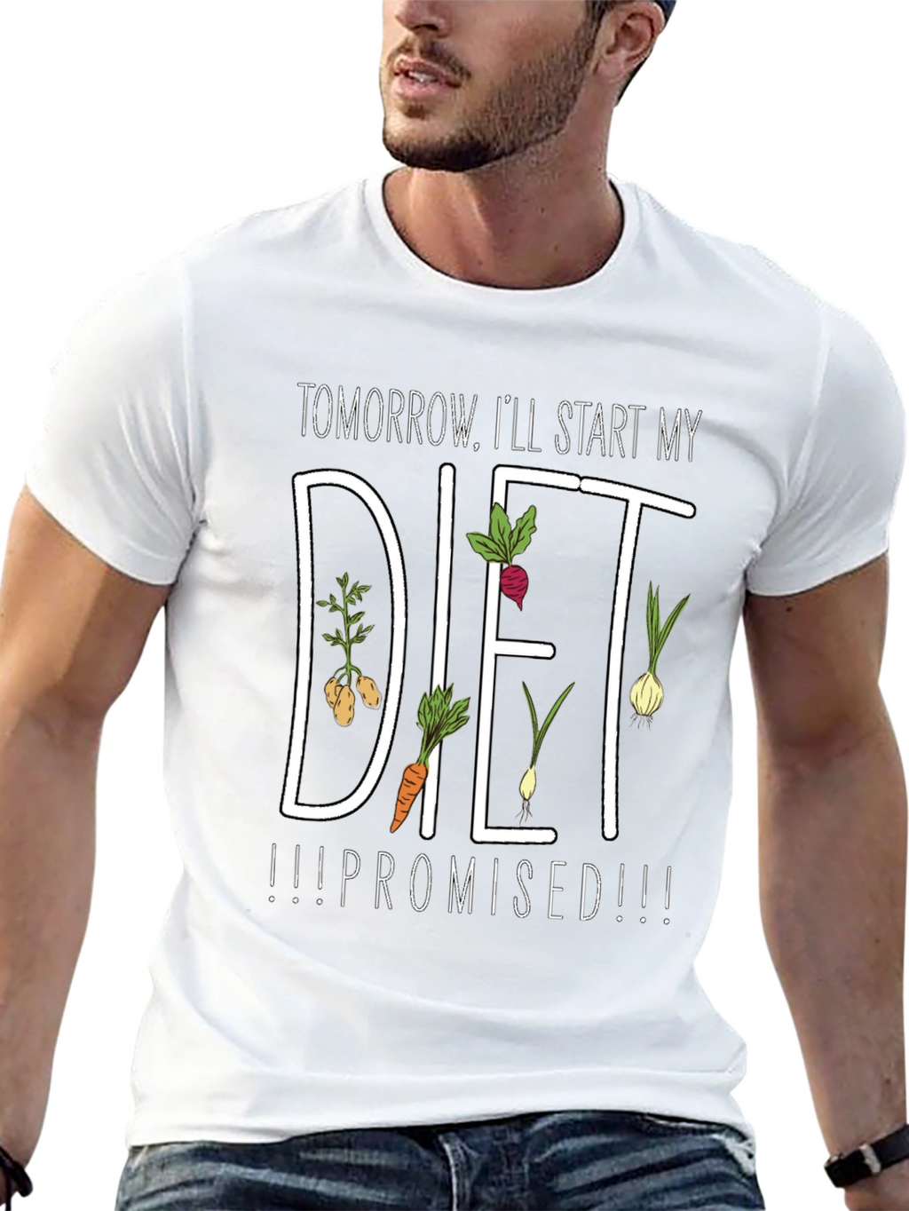 Funny Diet Promise T-Shirt