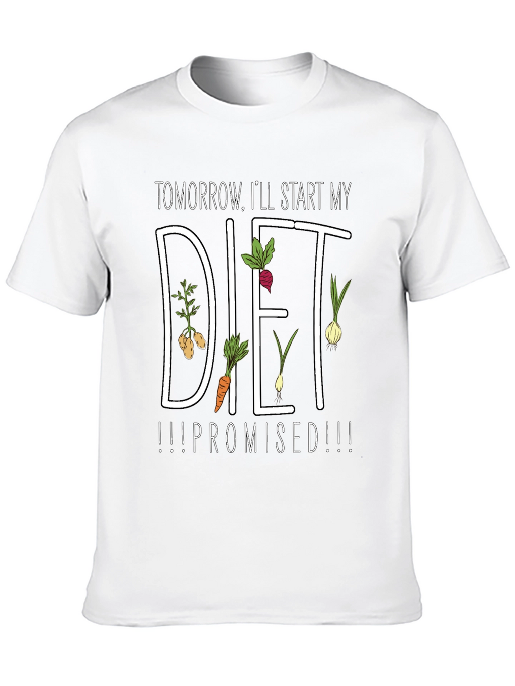Funny Diet Promise T-Shirt